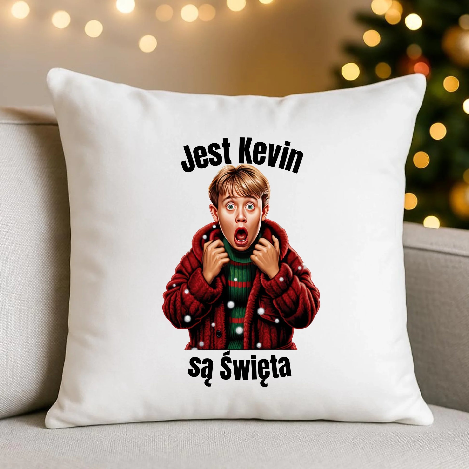 Jest Kevin, są święta | Świąteczna poduszka BN27 - StoryCups.pl