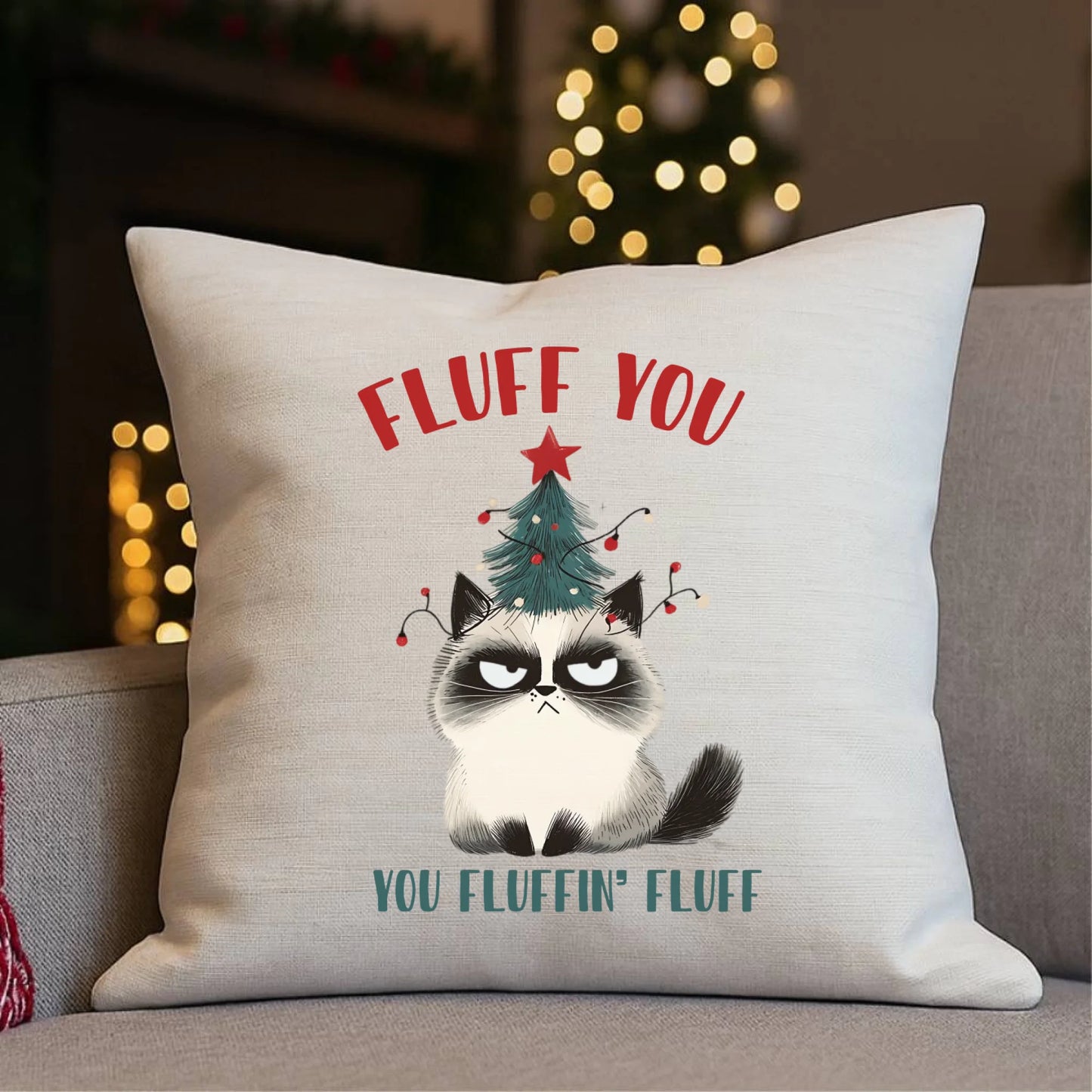 Fluff You | Świąteczna poduszka BN10 - StoryCups.pl