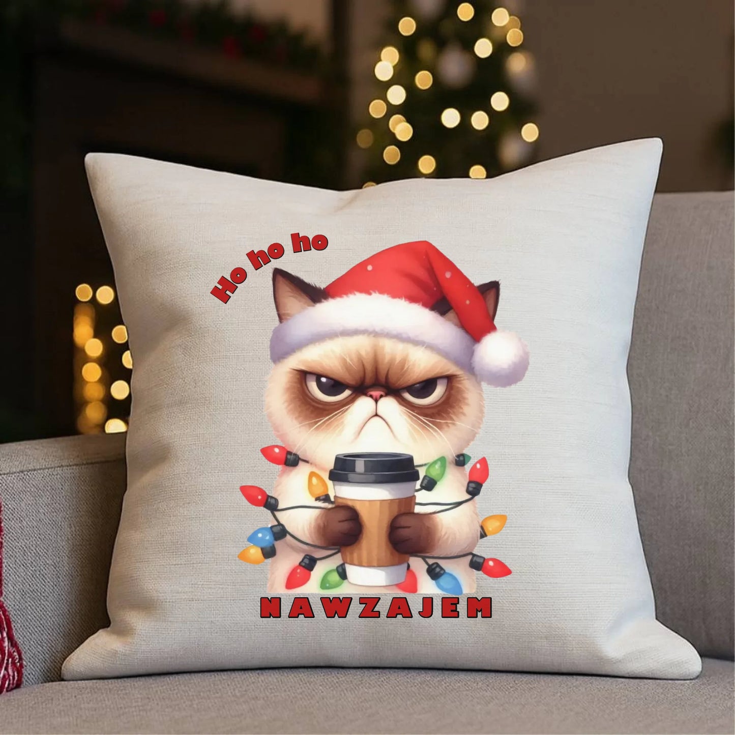 Nawzajem | Świąteczna poduszka BN33 - StoryCups.pl