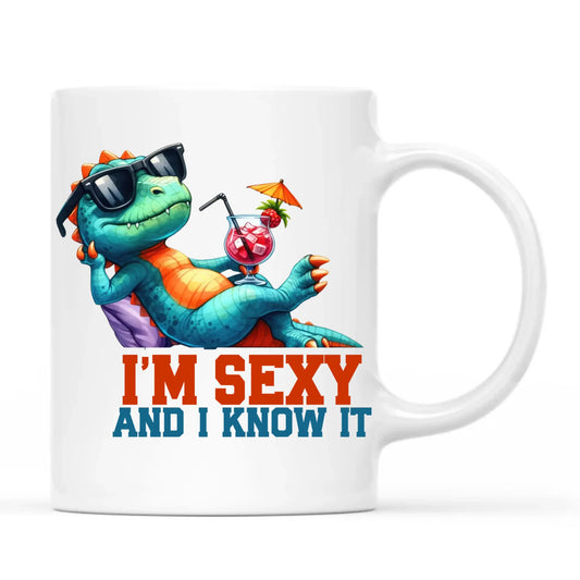 Kubek - prezent dla chłopaka - I'm sexy - śmieszny nadruk DCH28 - StoryCups.pl