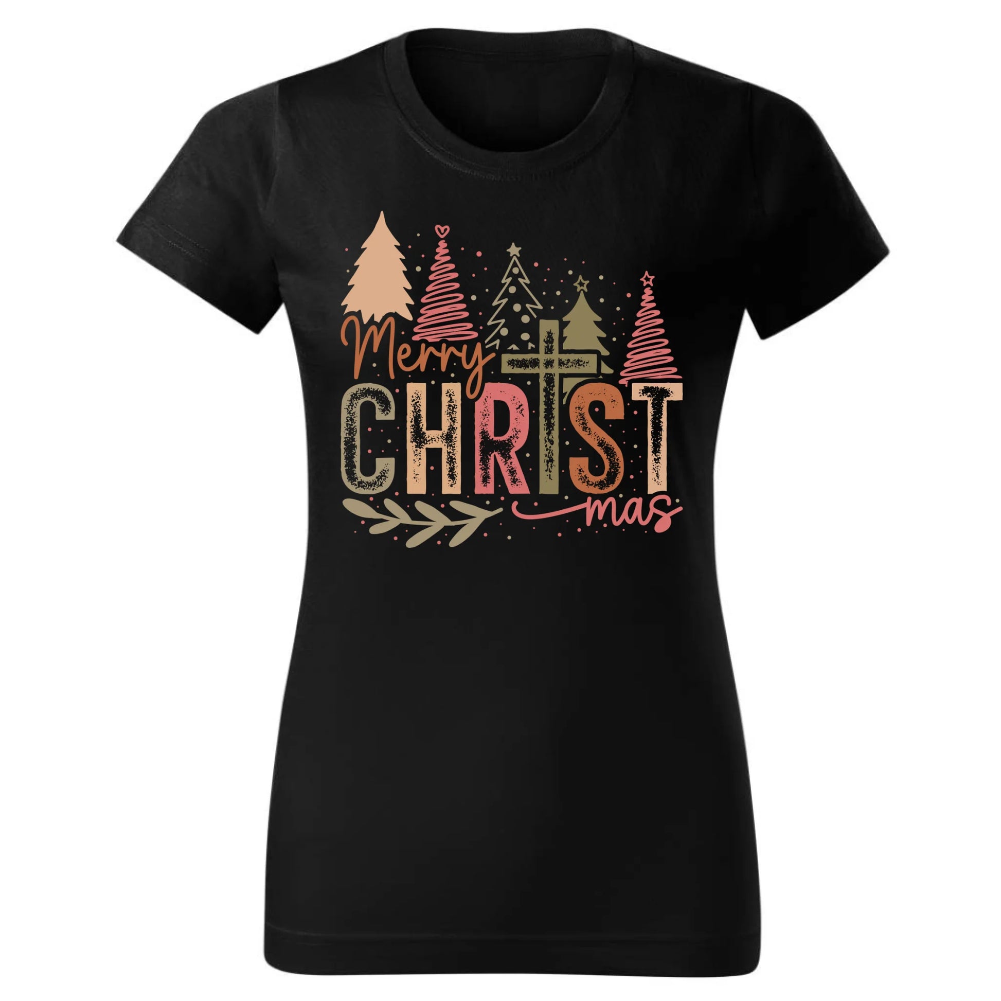 Koszulka damska świąteczna - Merry Christmas BN01 - StoryCups.pl