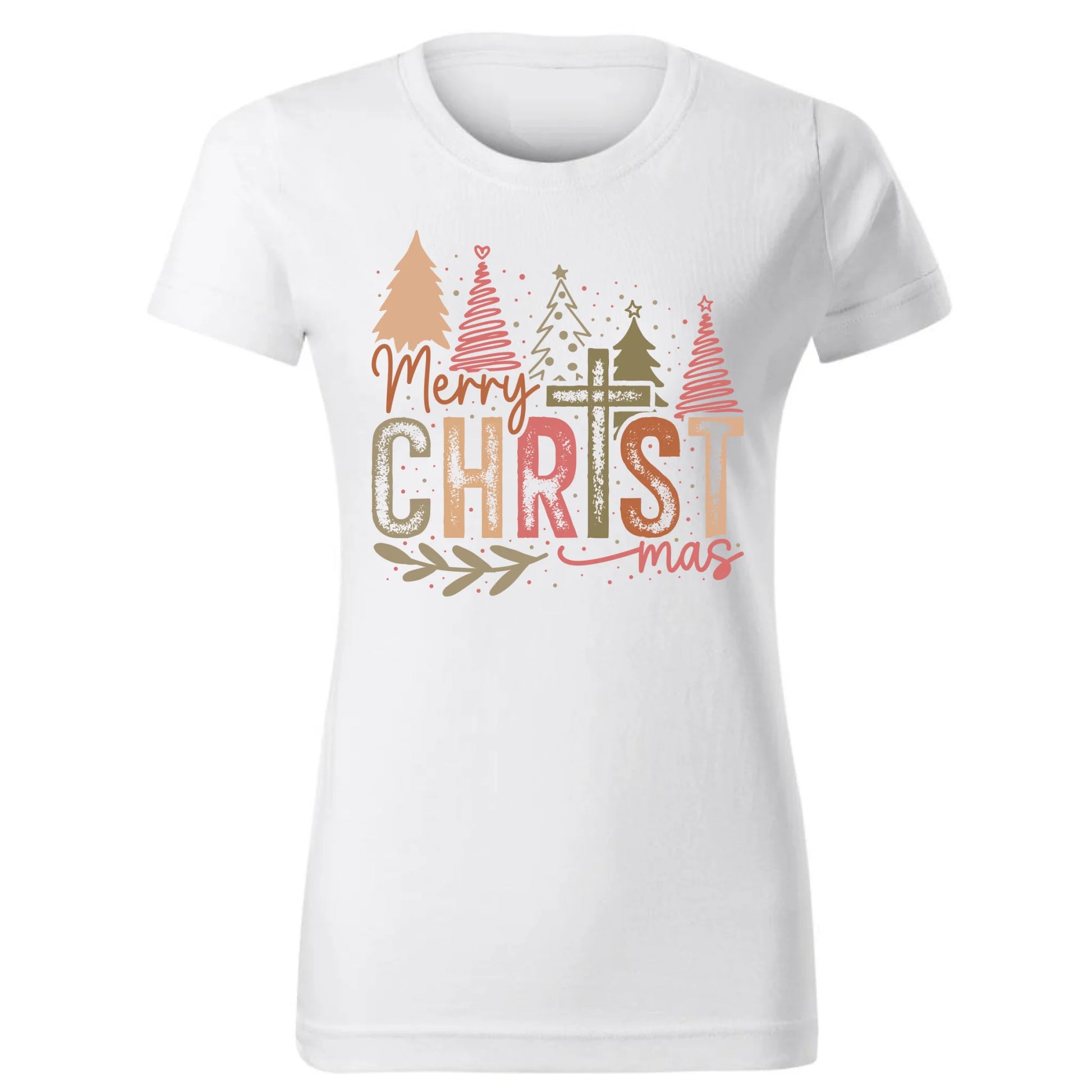 Koszulka damska świąteczna - Merry Christmas BN01 - StoryCups.pl