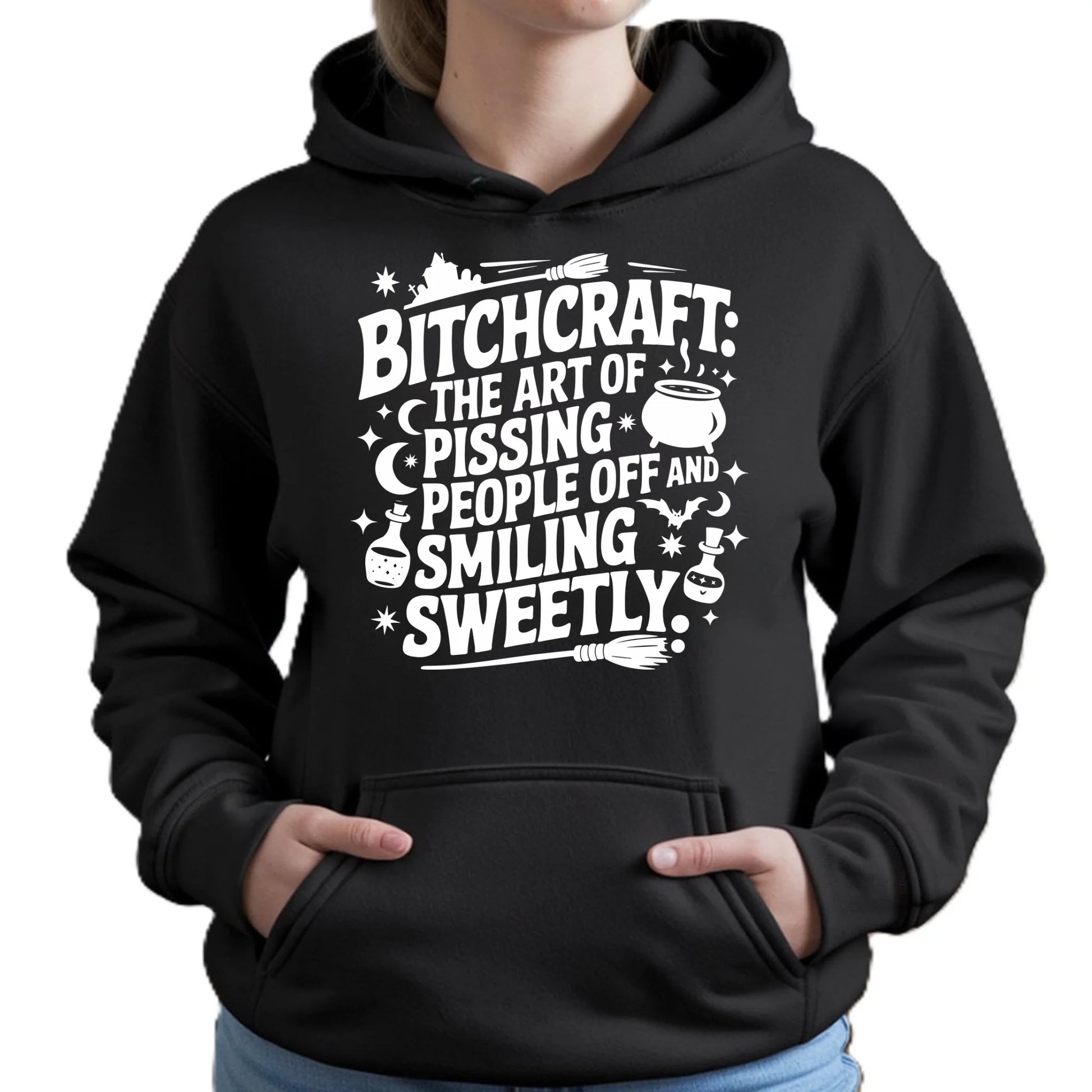 Bluza damska na Halloween - Bitchcraft HL25 - StoryCups.pl