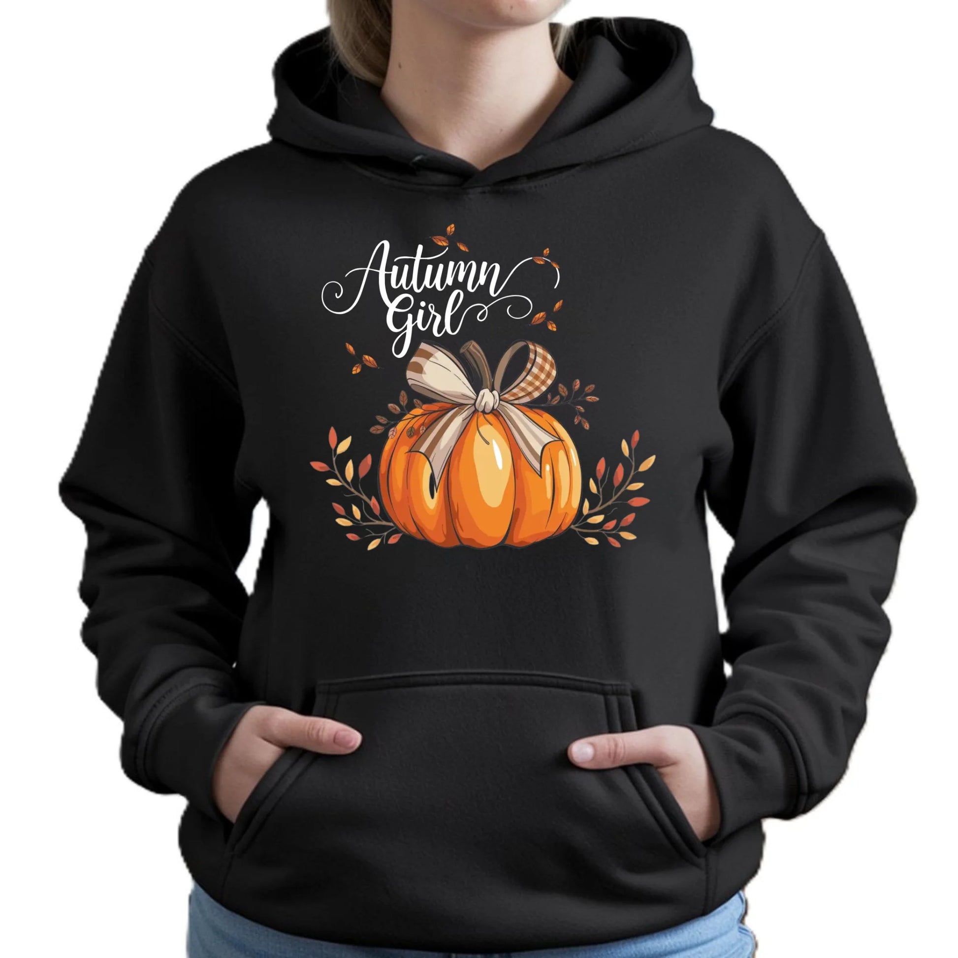 Bluza damska z kapturem jesieniara - Dynia JS12 - StoryCups.pl