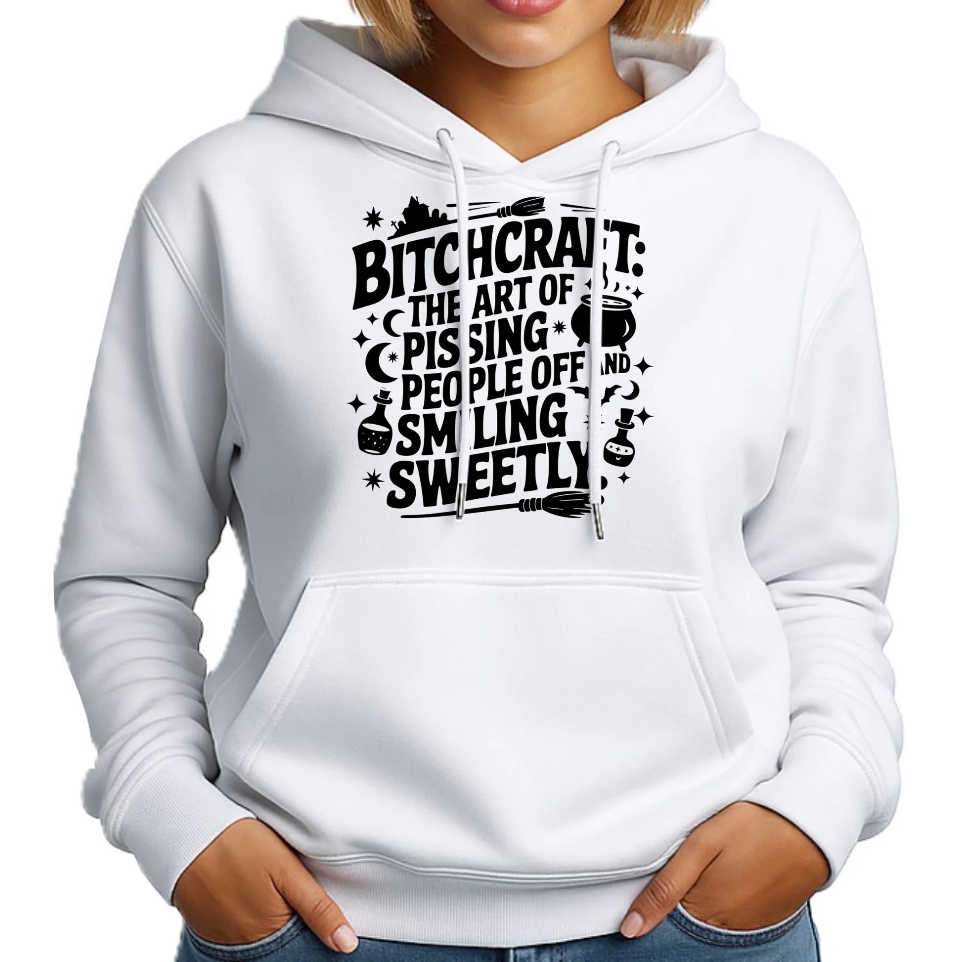 Bluza damska na Halloween - Bitchcraft HL25 - StoryCups.pl