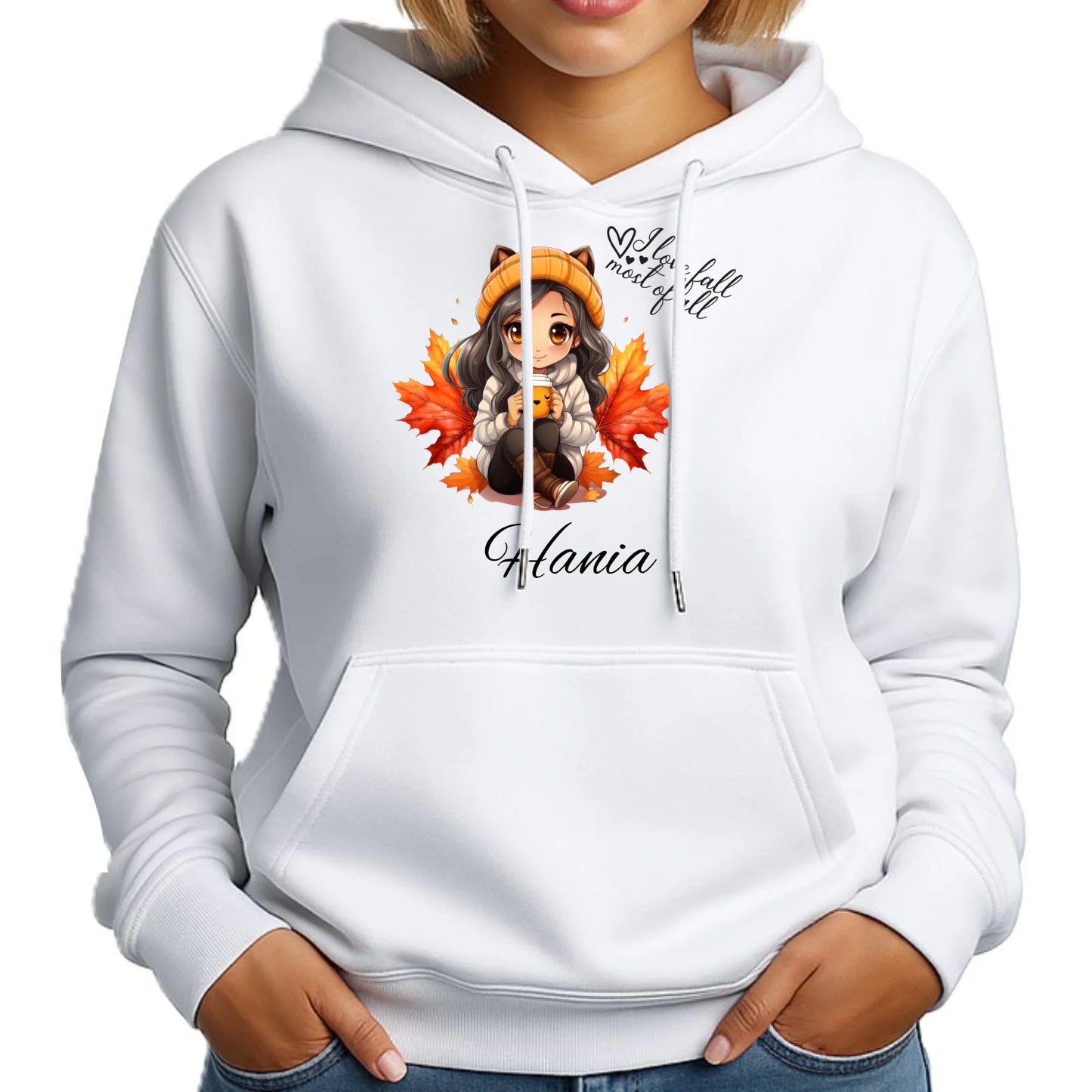 Bluza damska z kapturem jesieniara - Anime - personalizowana JS06 - StoryCups.pl