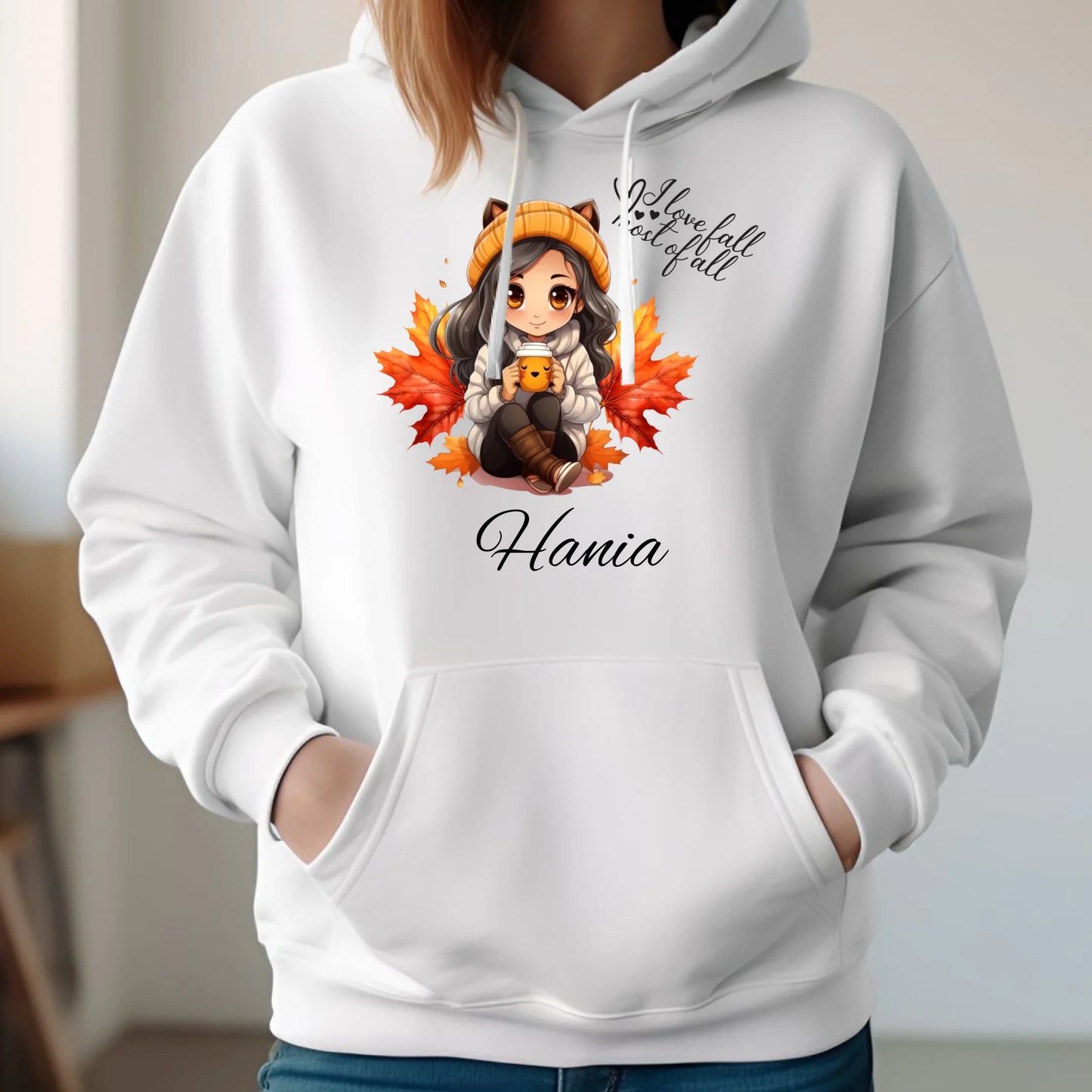 Bluza damska z kapturem jesieniara - Anime - personalizowana JS06 - StoryCups.pl