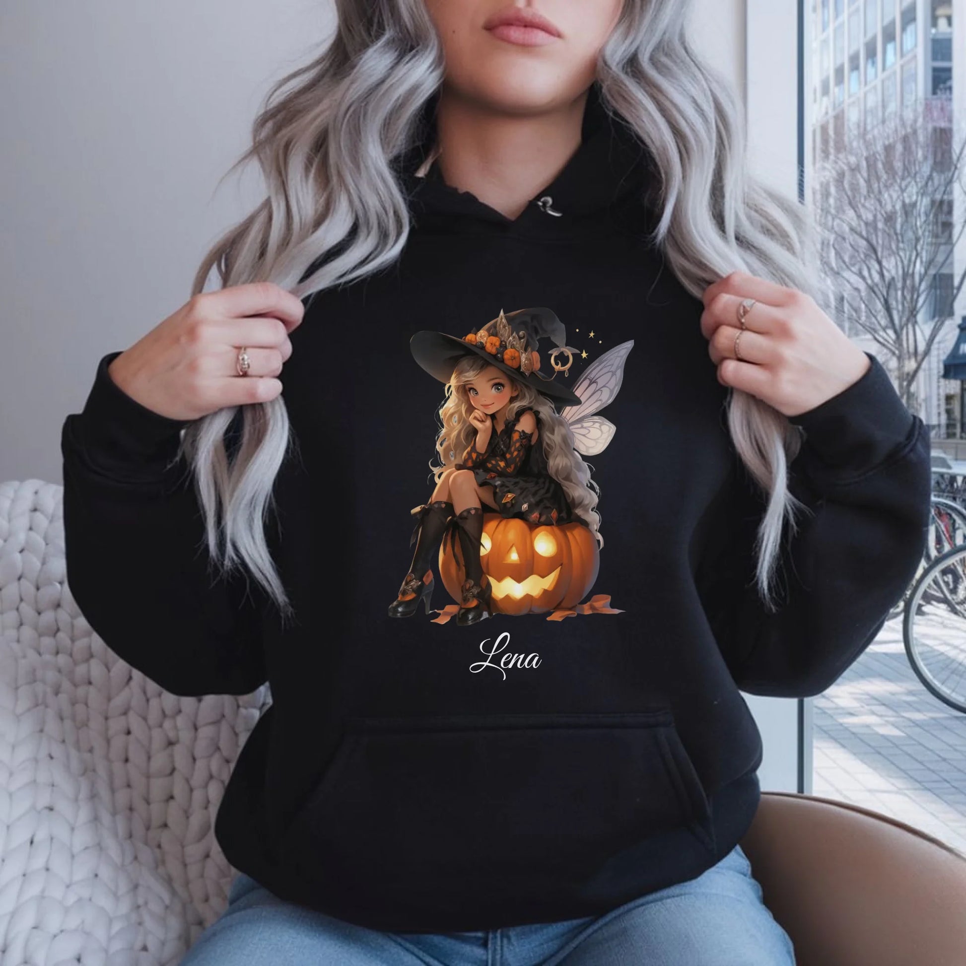 Bluza damska na Halloween - Wróżka - wybierz postać - personalizowana HL02 - StoryCups.pl