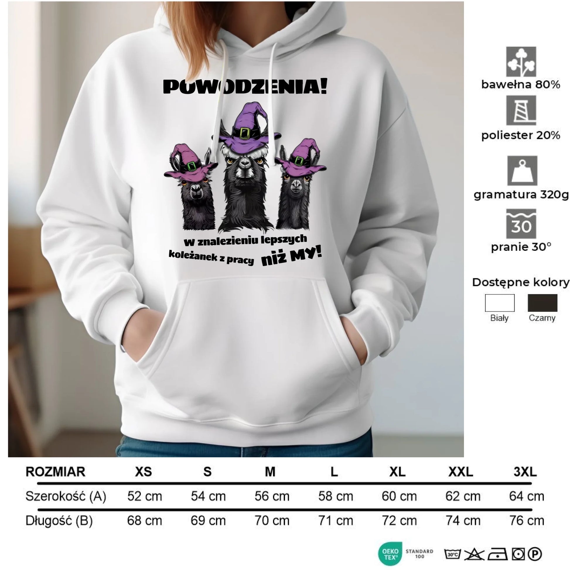 Bluza damska z kapturem na odejście z pracy - Powodzenia w znalezieniu lepszych koleżanek OP07 - StoryCups.pl