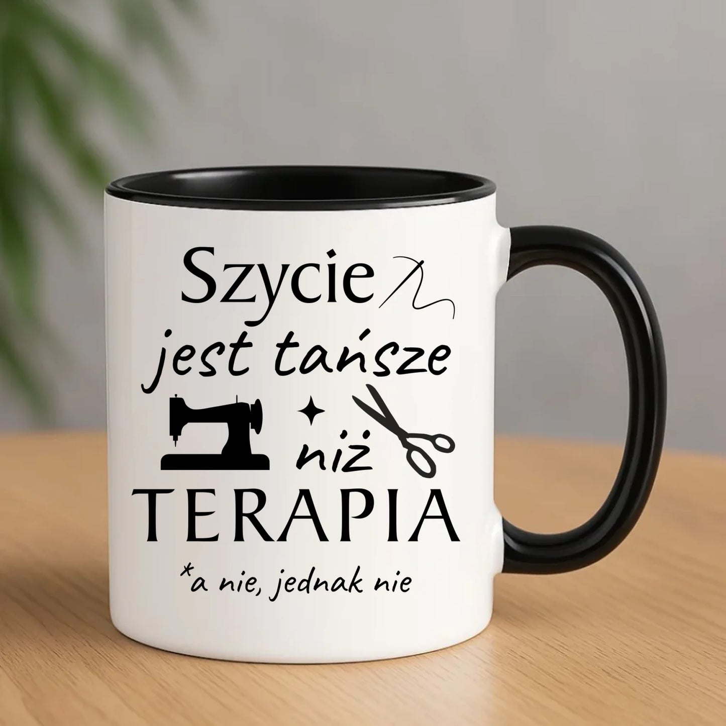 Kubek szyciowy dla krawcowej – Szycie tańsze niż terapia HS04 - StoryCups.pl