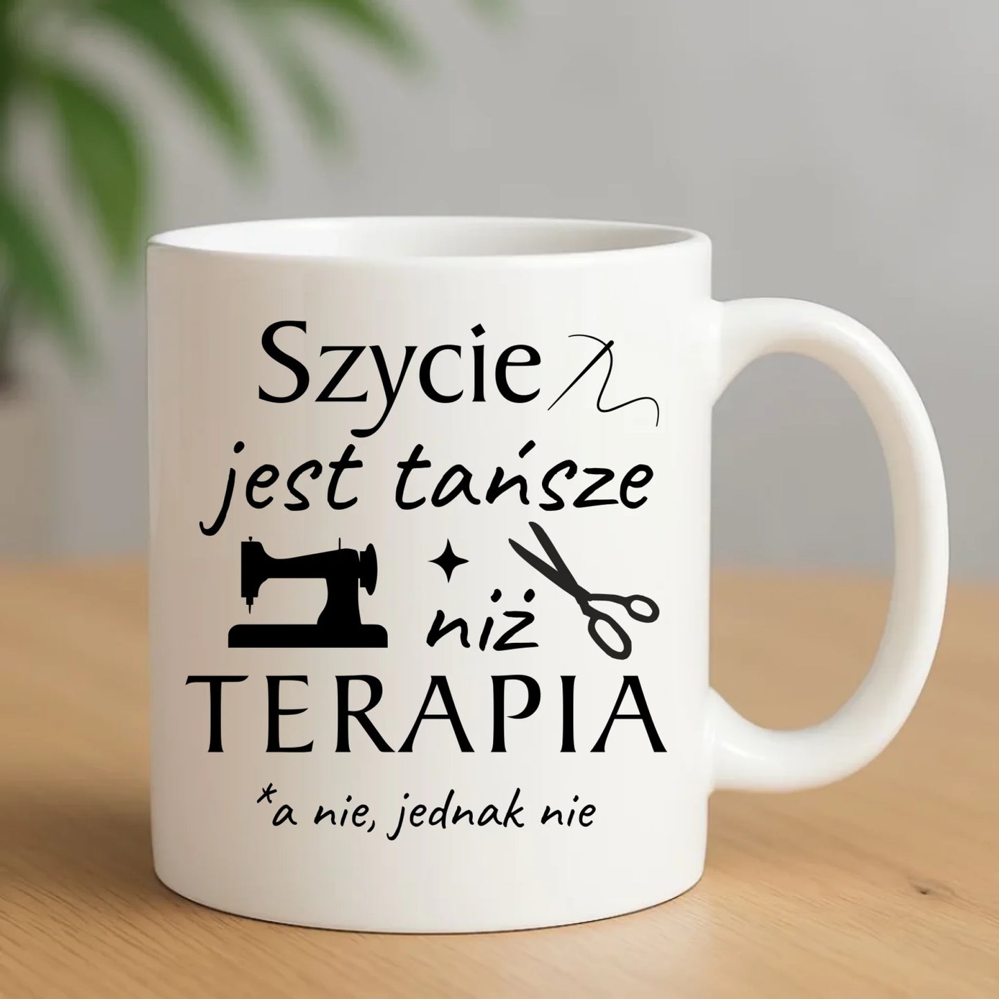 Kubek szyciowy dla krawcowej – Szycie tańsze niż terapia HS04 - StoryCups.pl