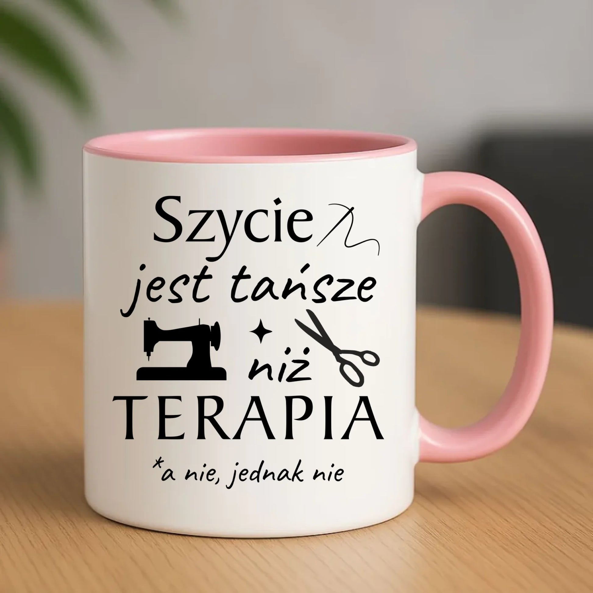 Kubek szyciowy dla krawcowej – Szycie tańsze niż terapia HS04 - StoryCups.pl