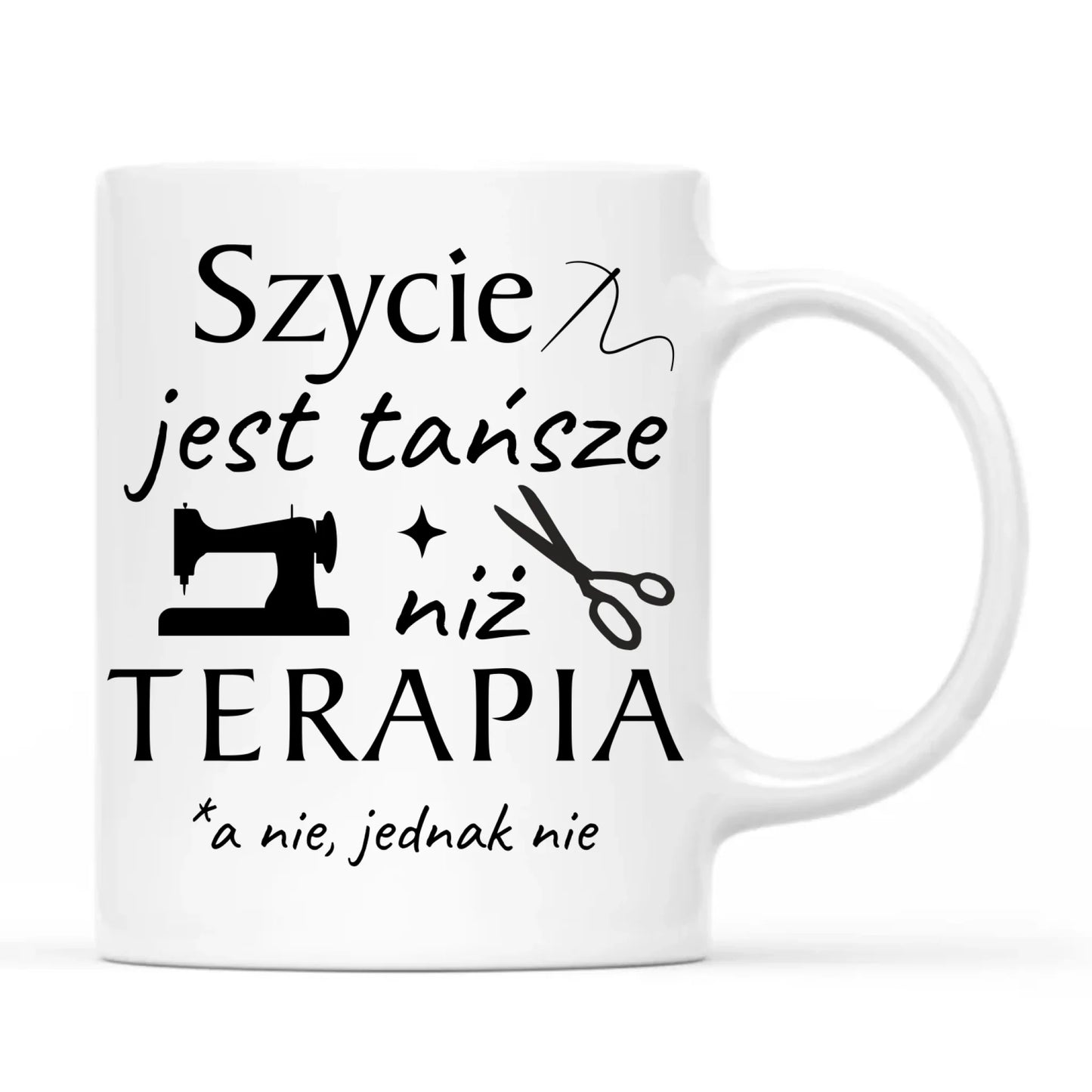 Kubek szyciowy dla krawcowej – Szycie tańsze niż terapia HS04 - StoryCups.pl