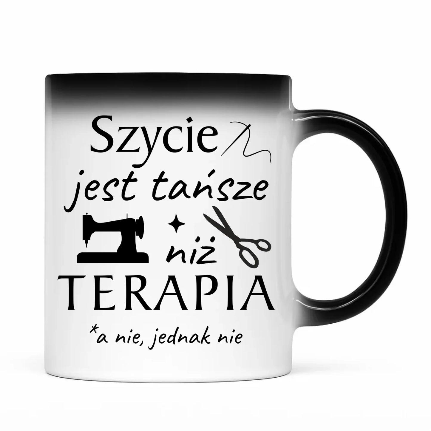 Kubek magiczny szyciowy dla krawcowej - Szycie tańsze niż terapia HS04 - StoryCups.pl