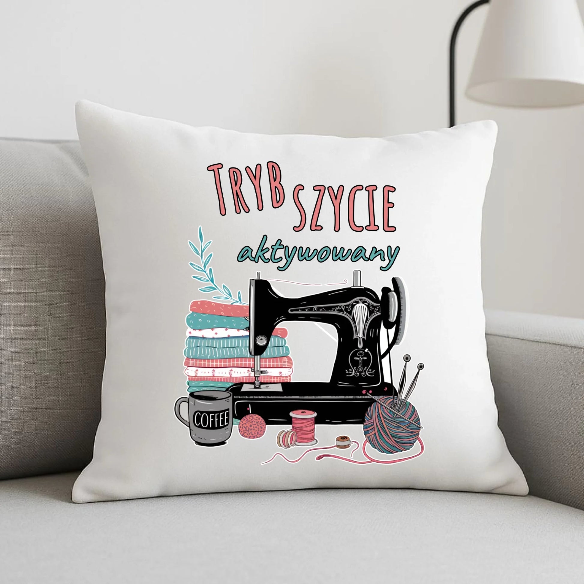 Poduszka szyciowa dla krawcowej - Tryb szycie aktywowany HS06 - StoryCups.pl
