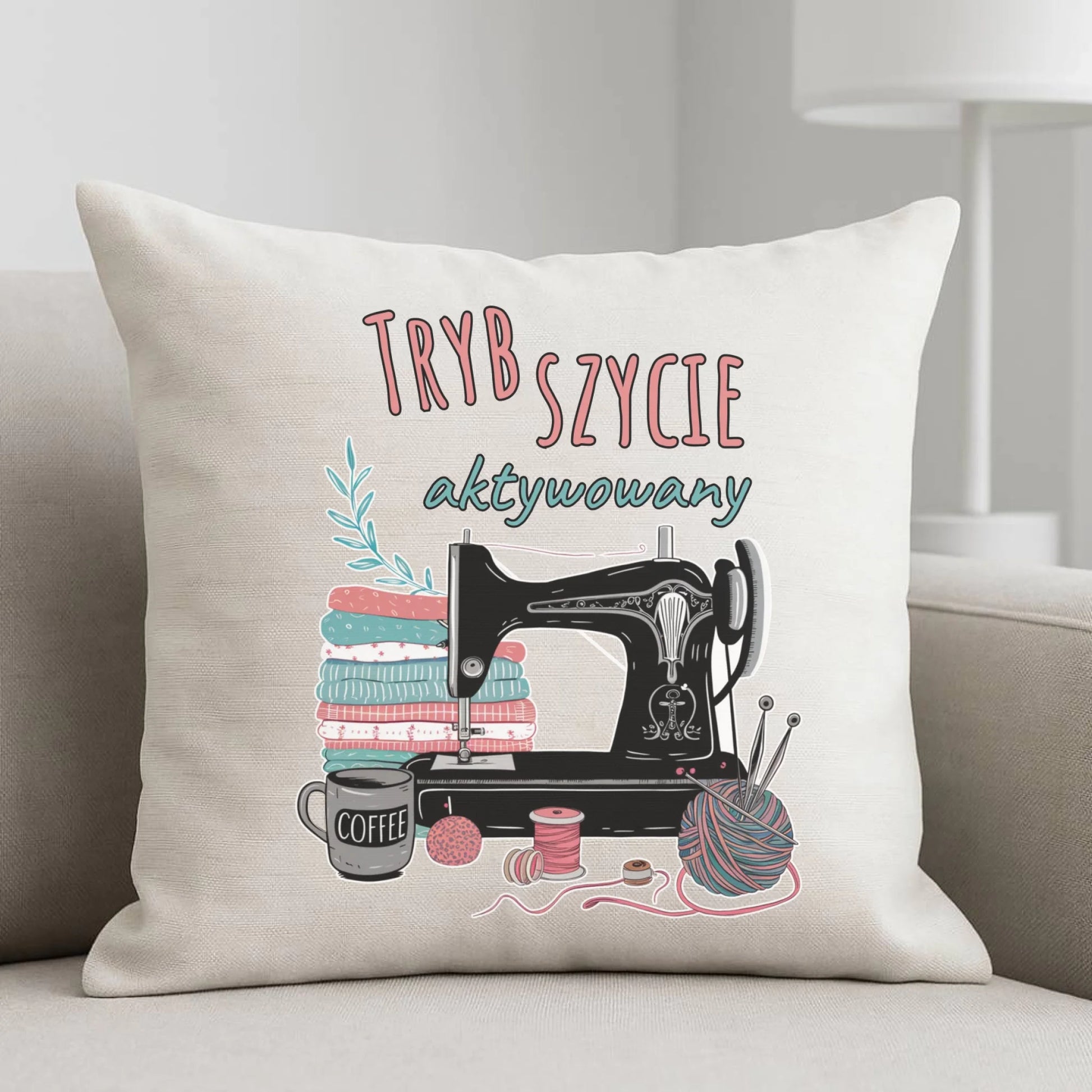Poduszka szyciowa dla krawcowej - Tryb szycie aktywowany HS06 - StoryCups.pl