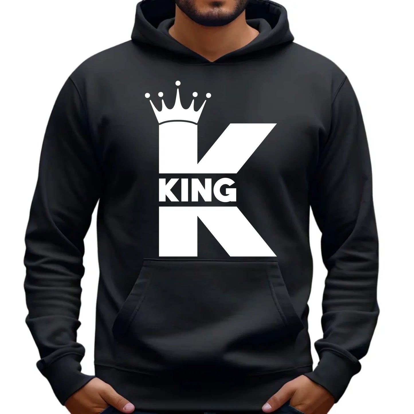 Bluza męska z kapturem - King W40 - StoryCups.pl
