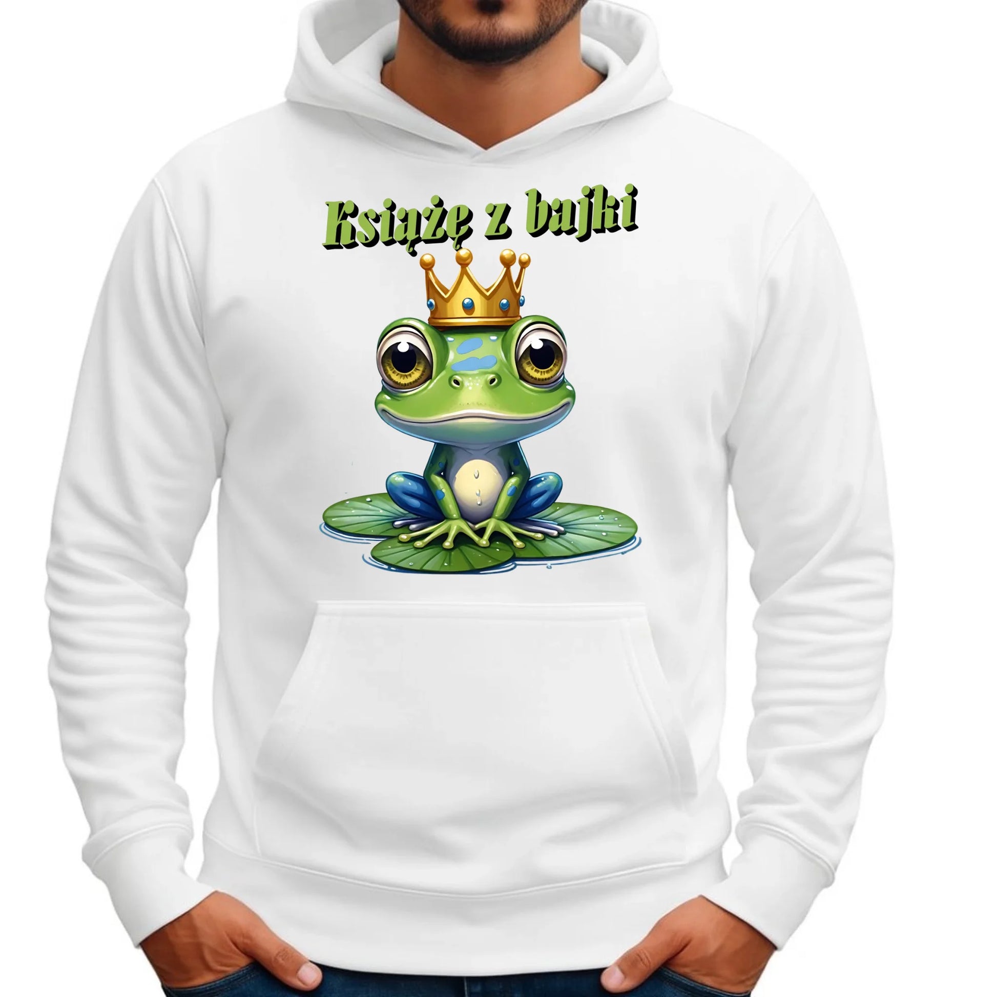 Bluza męska z kapturem - Książę z bajki - prezent dla chłopaka męża narzeczonego DCH09 - StoryCups.pl
