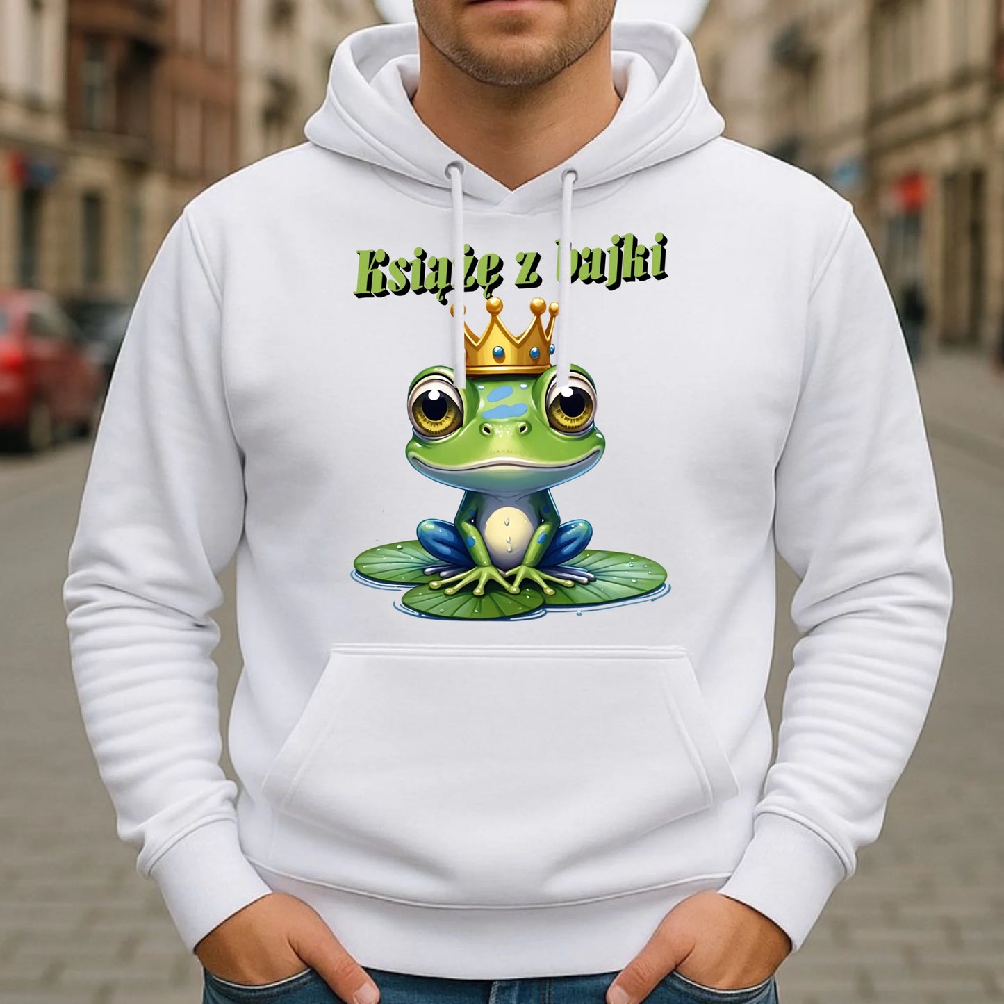 Bluza męska z kapturem - Książę z bajki - prezent dla chłopaka męża narzeczonego DCH09 - StoryCups.pl