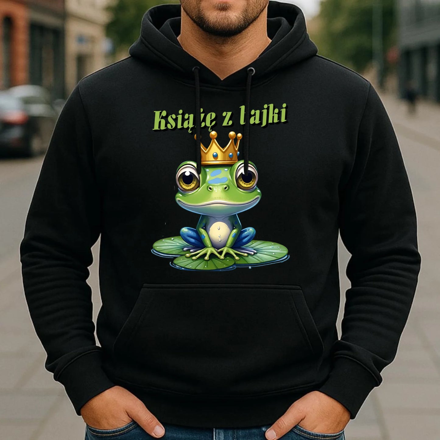 Bluza męska z kapturem - Książę z bajki - prezent dla chłopaka męża narzeczonego DCH09 - StoryCups.pl