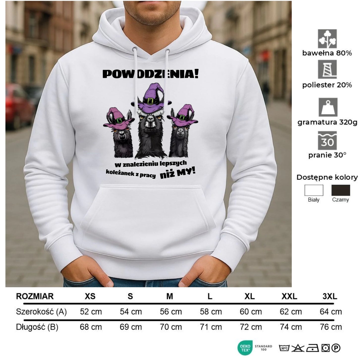 Bluza męska z kapturem na odejście z pracy - Powodzenia w znalezieniu lepszych koleżanek OP07 - StoryCups.pl