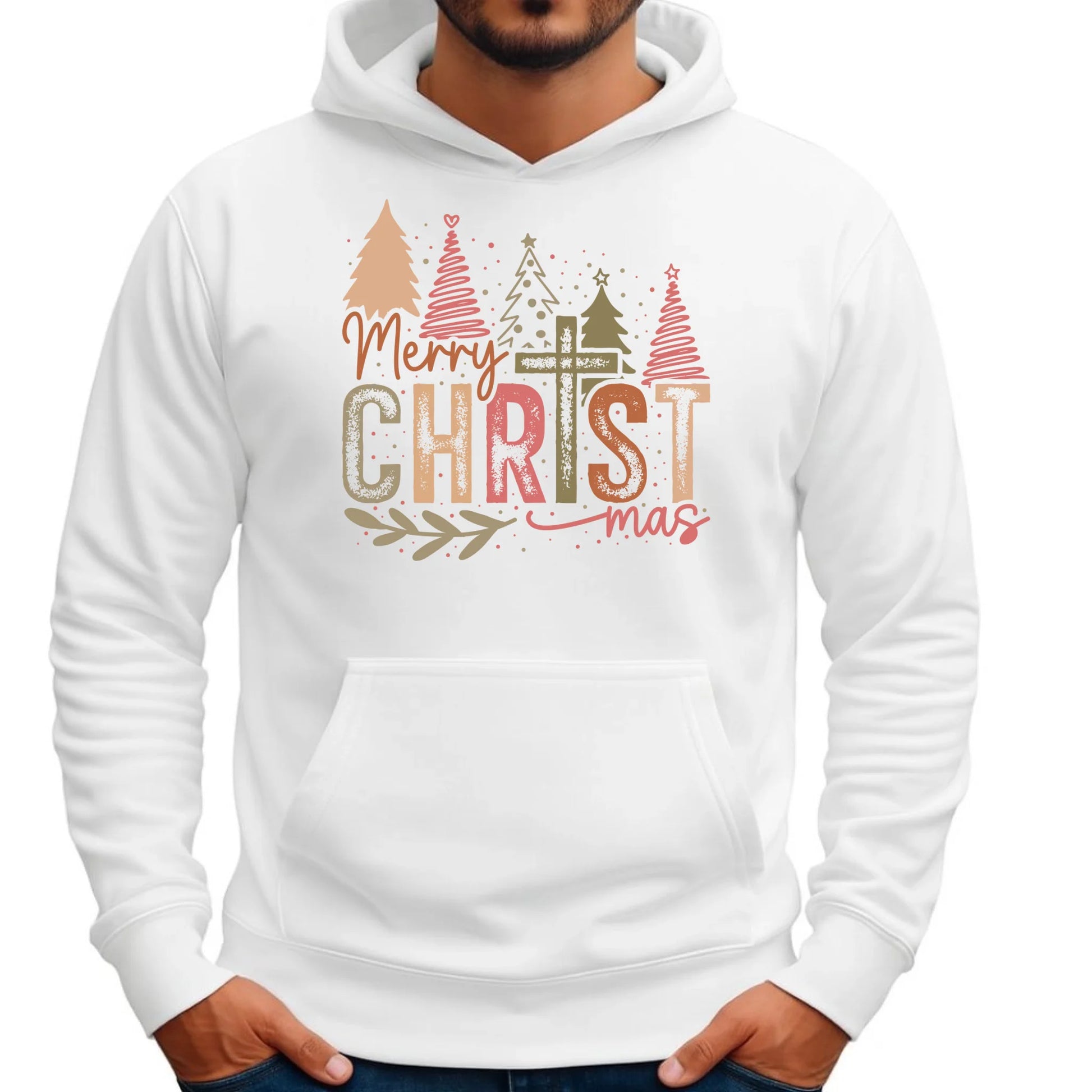 Bluza męska z kapturem świąteczna - Merry Christmas BN01 - StoryCups.pl