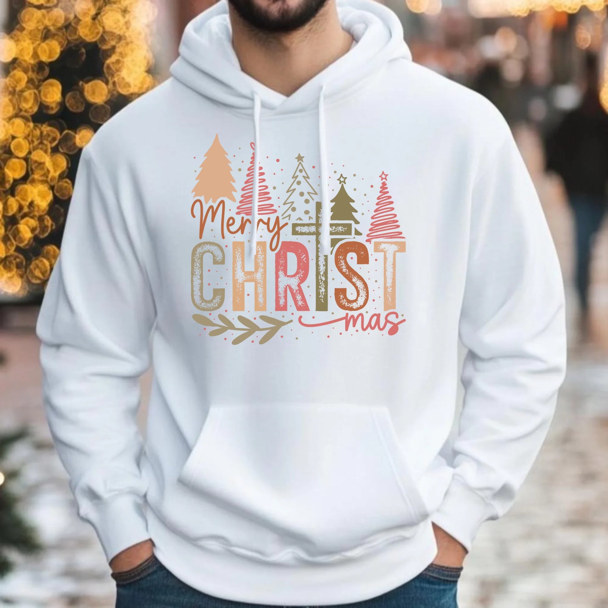 Bluza męska z kapturem świąteczna - Merry Christmas BN01 - StoryCups.pl