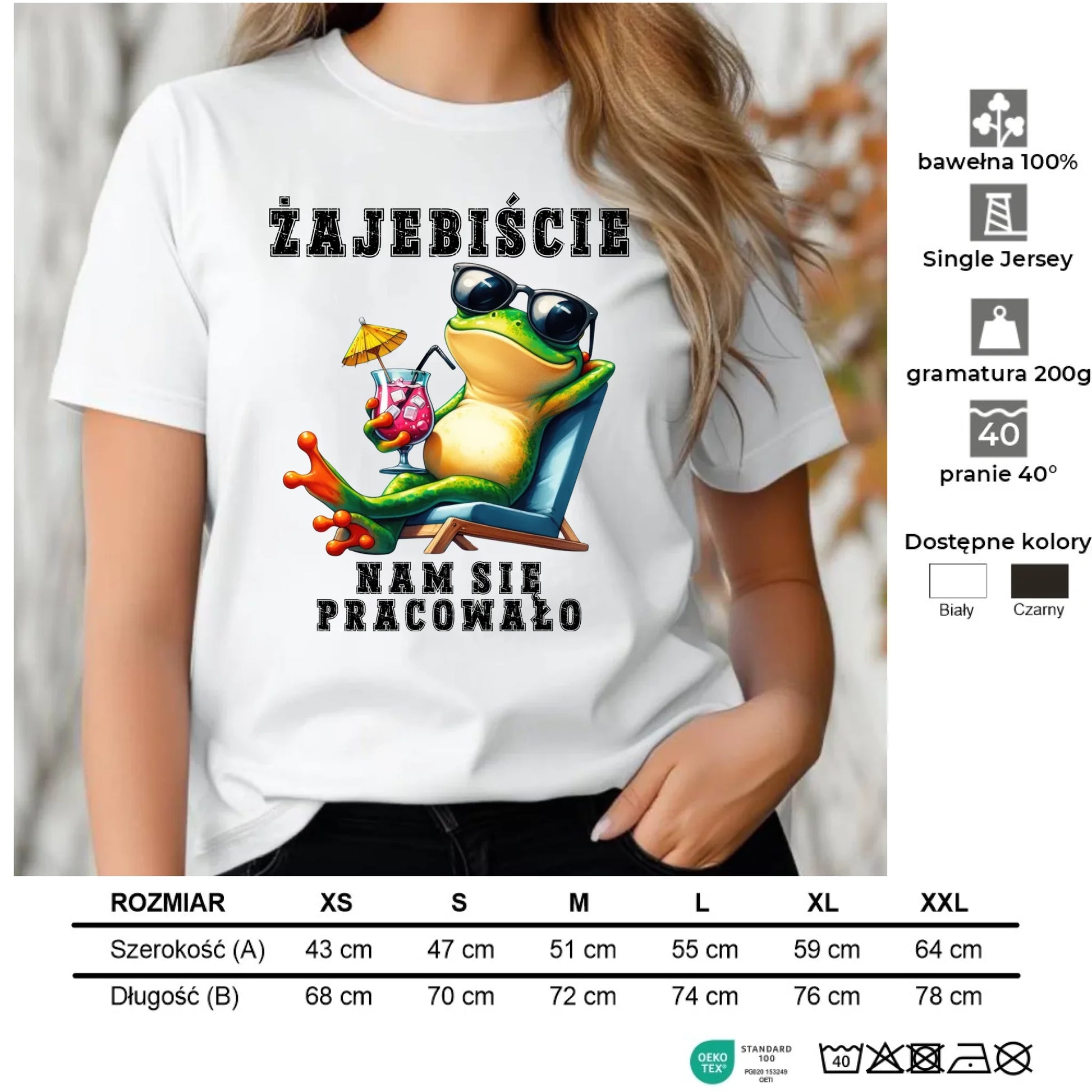 Koszulka damska na odejście z pracy - Żajebiście nam się pracowało OP09 - StoryCups.pl