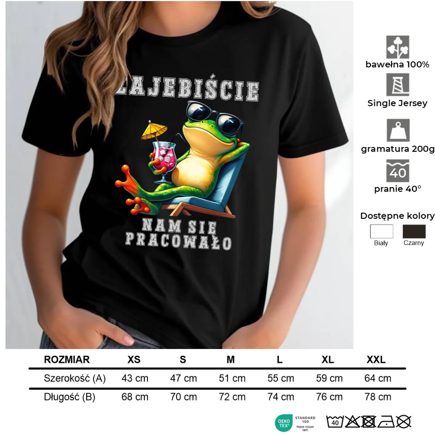 Koszulka damska na odejście z pracy - Żajebiście nam się pracowało OP09 - StoryCups.pl