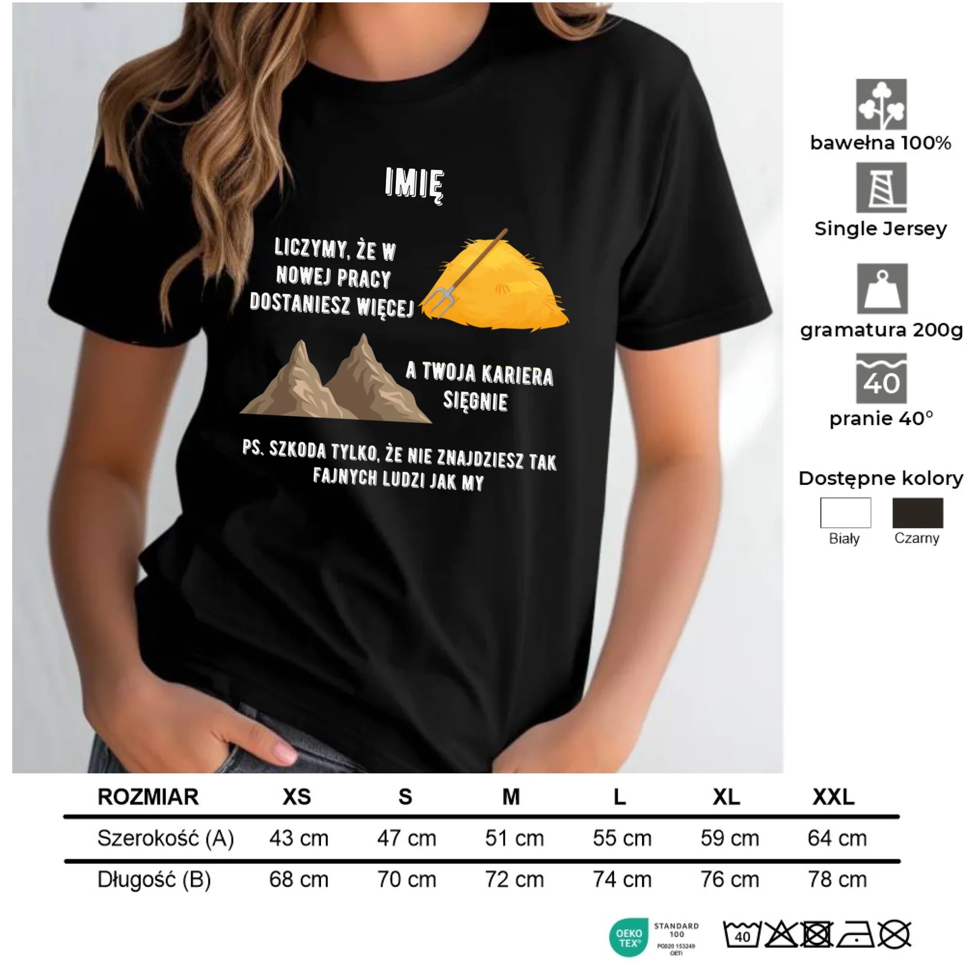 Koszulka damska na odejście z pracy - Nie znajdziesz tak fajnych ludzi jak my - personalizowana OP04 - StoryCups.pl