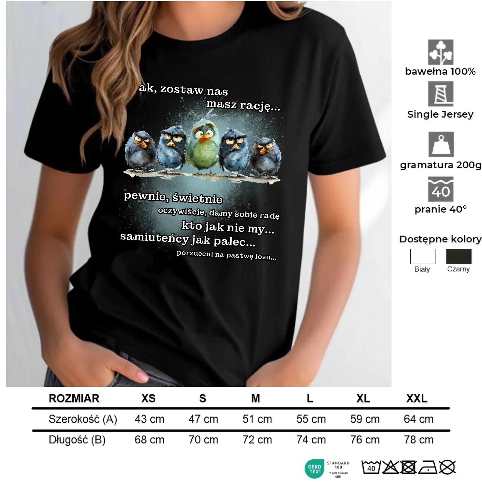 Koszulka damska na odejście z pracy - Tak, zostaw nas OP06 - StoryCups.pl