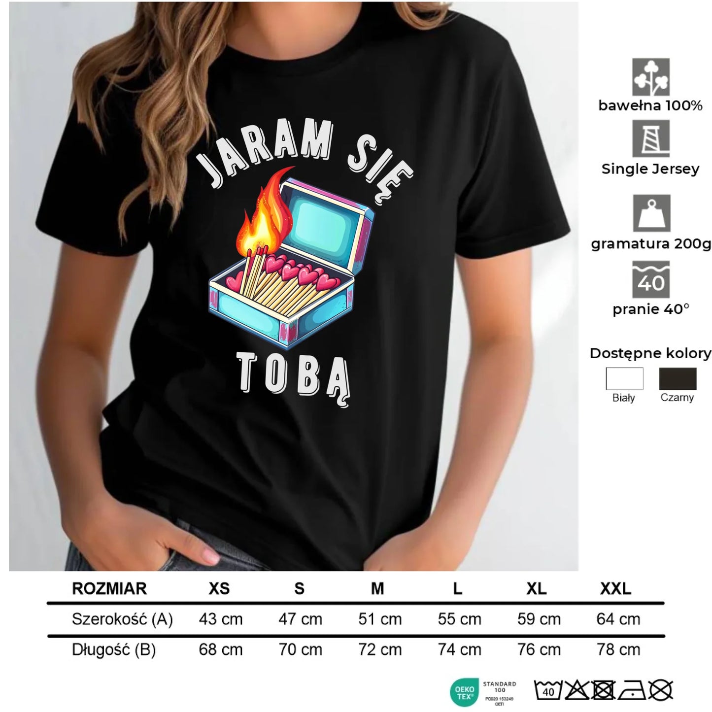 Koszulka damska - Jaram się Tobą W39 - StoryCups.pl