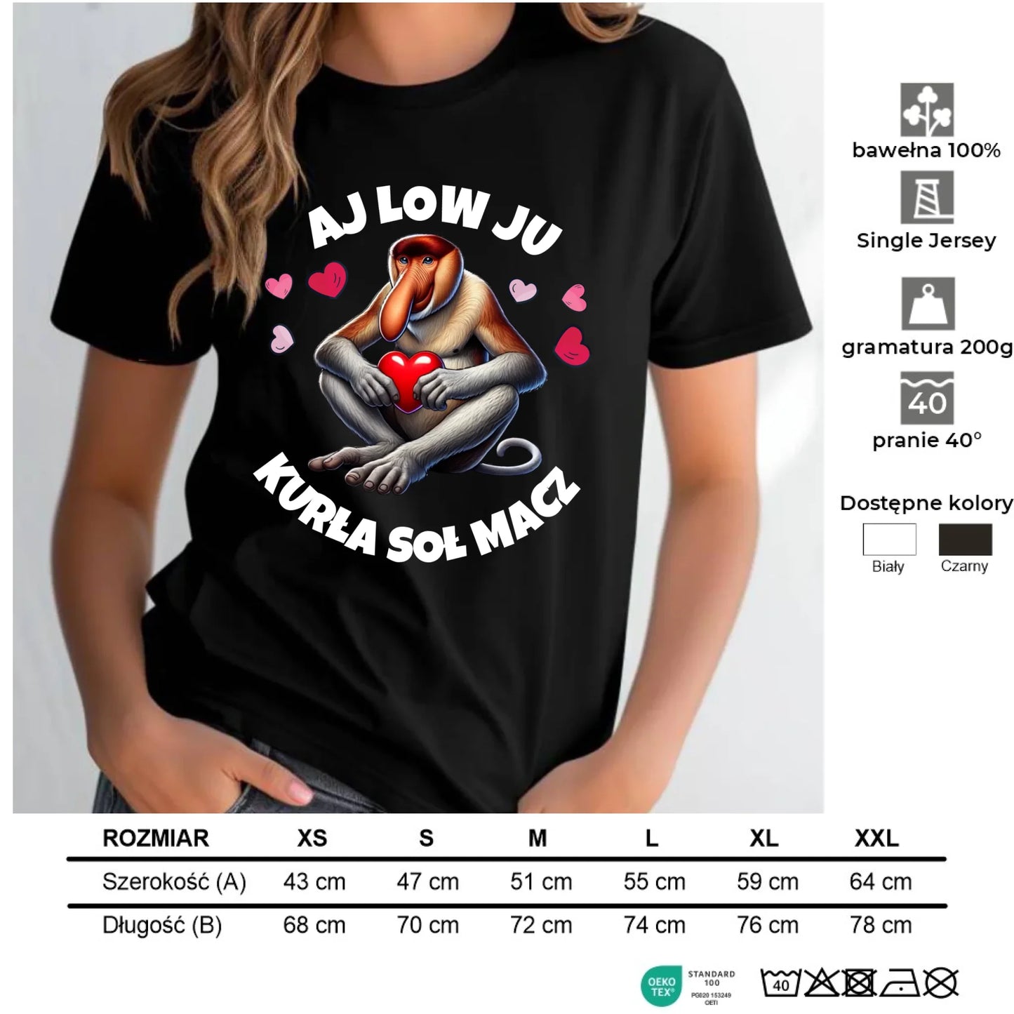 Koszulka damska - Janusz nosacz - Aj low ju kurła W26 - StoryCups.pl