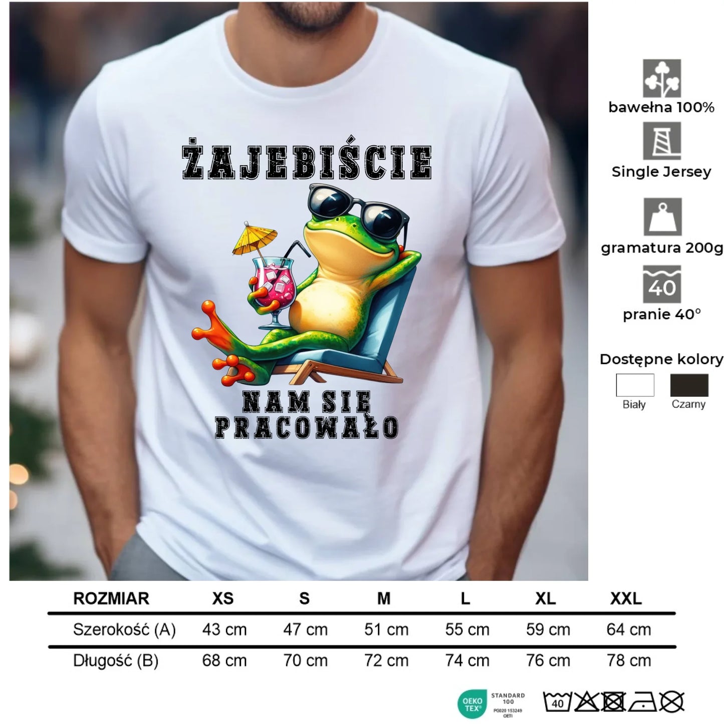 Koszulka męska na odejście z pracy - Żajebiście nam się pracowało OP09 - StoryCups.pl