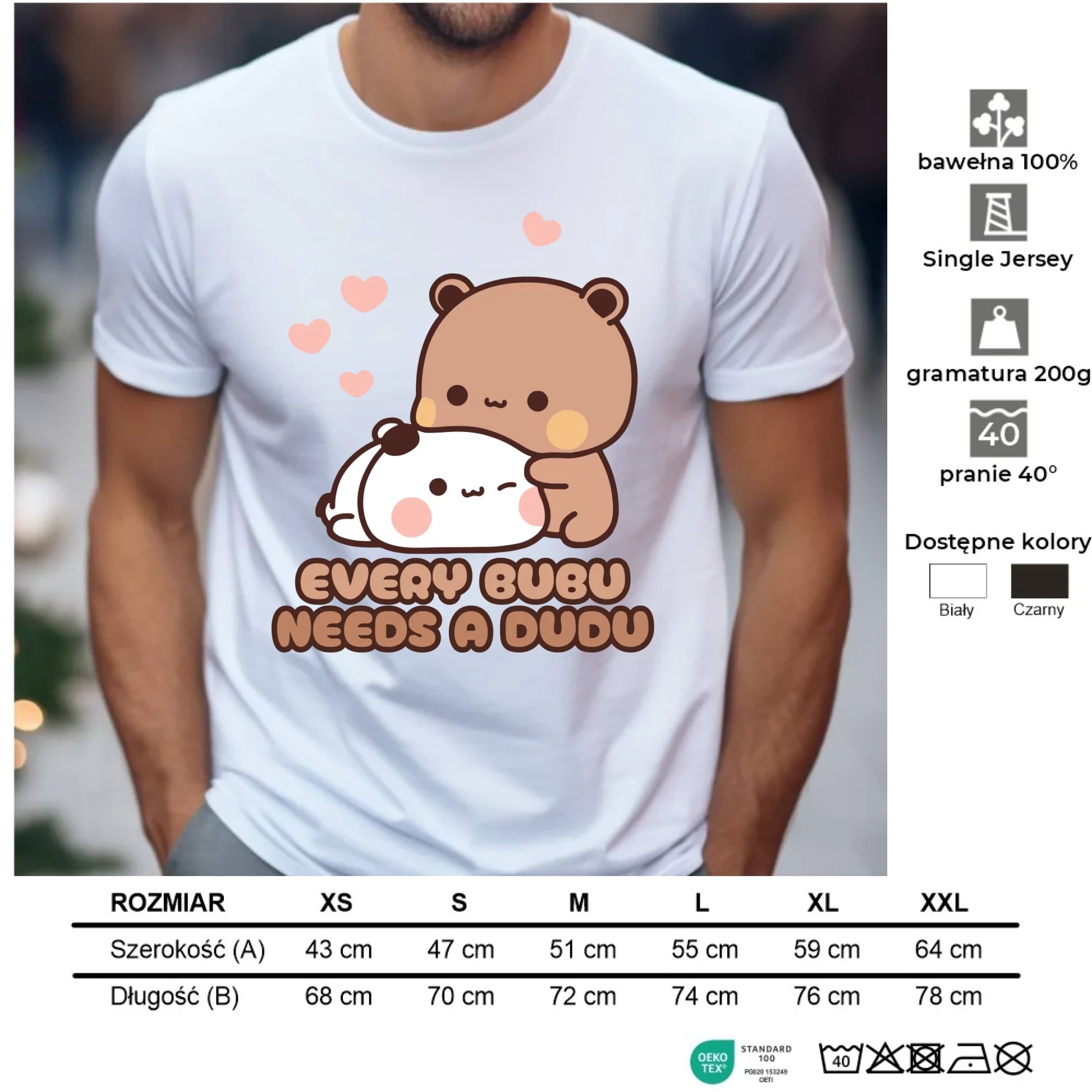 Koszulka męska - Every Bubu needs a Dudu W33 - StoryCups.pl
