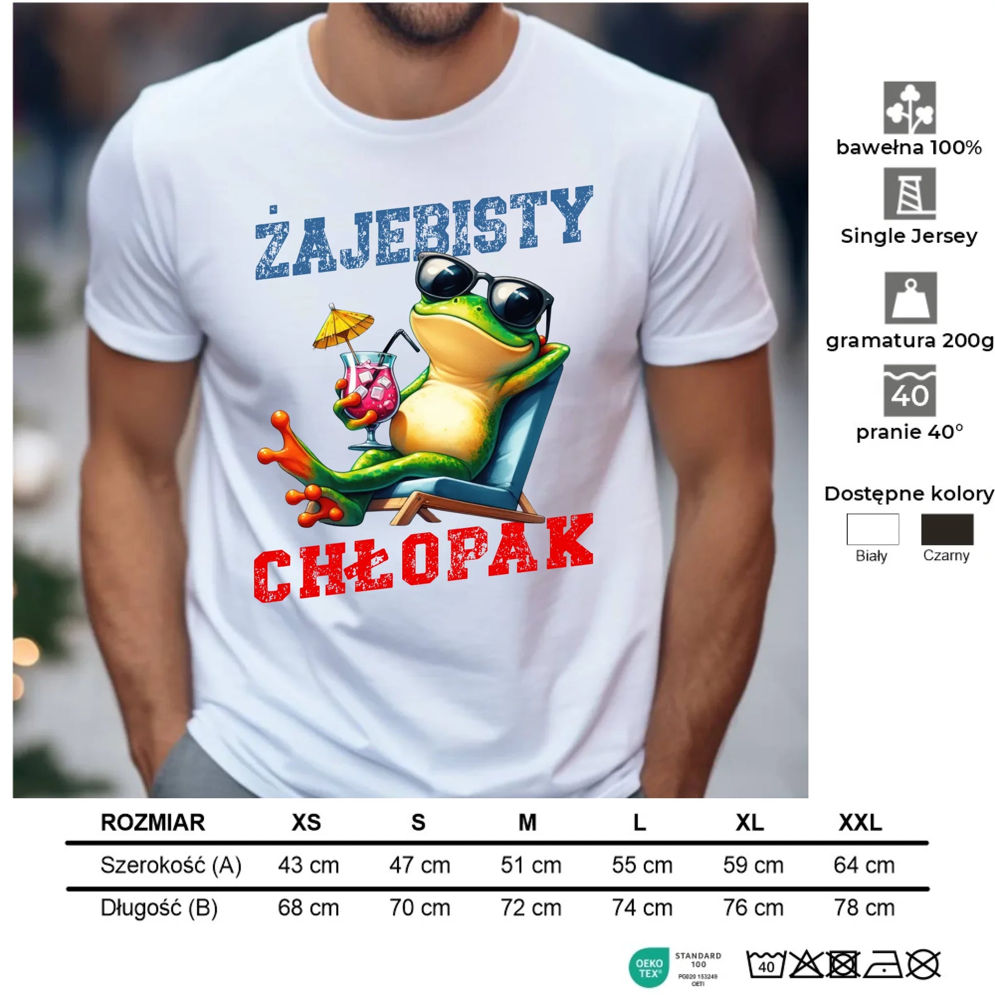 Koszulka męska - Żajebisty chłopak - prezent na Dzień Chłopaka DCH19 - StoryCups.pl