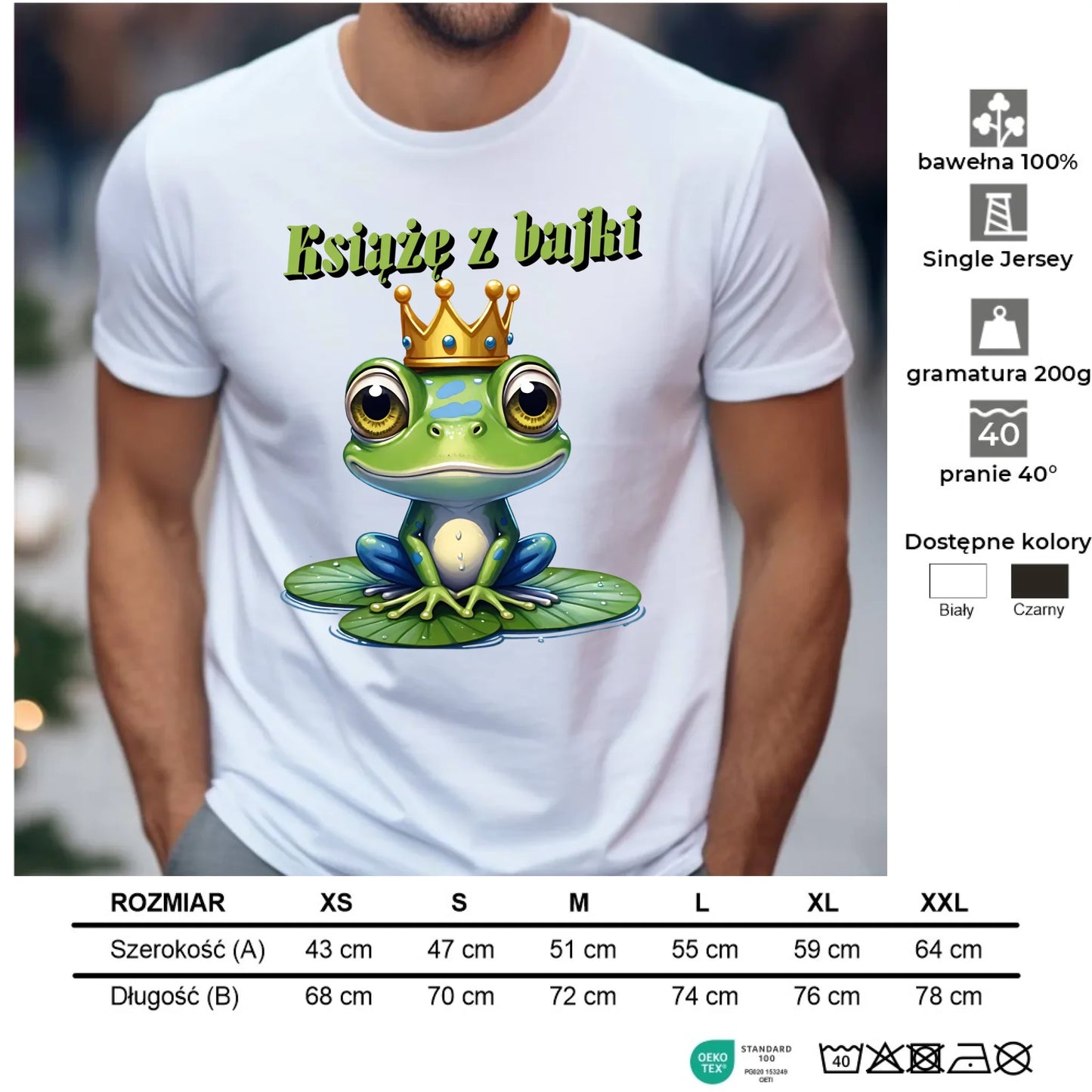 Koszulka męska - Książę z bajki - prezent dla chłopaka męża narzeczonego DCH09 - StoryCups.pl