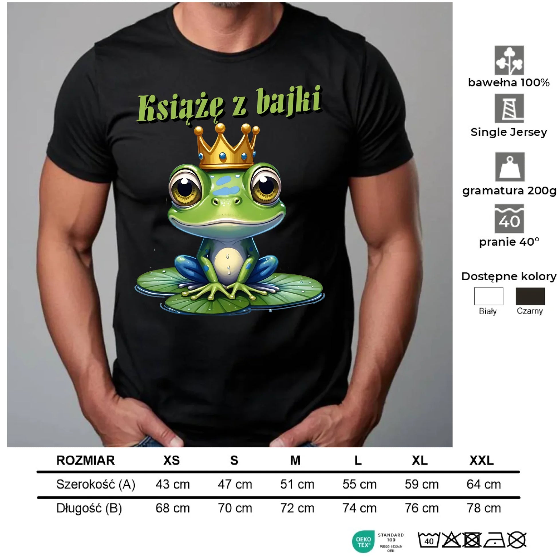 Koszulka męska - Książę z bajki - prezent dla chłopaka męża narzeczonego DCH09 - StoryCups.pl