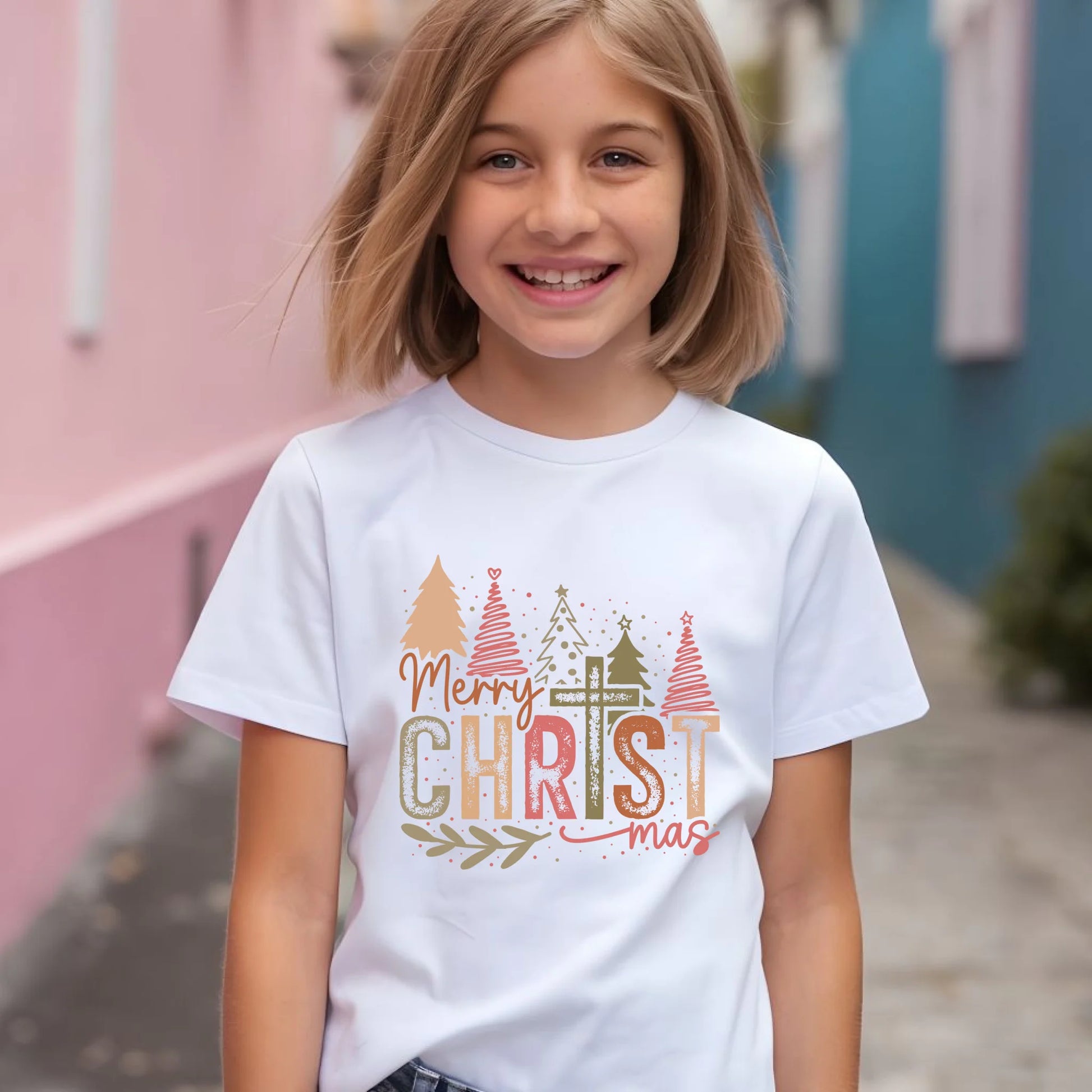 Koszulka dziecięca świąteczna - Merry Christmas BN01 - StoryCups.pl