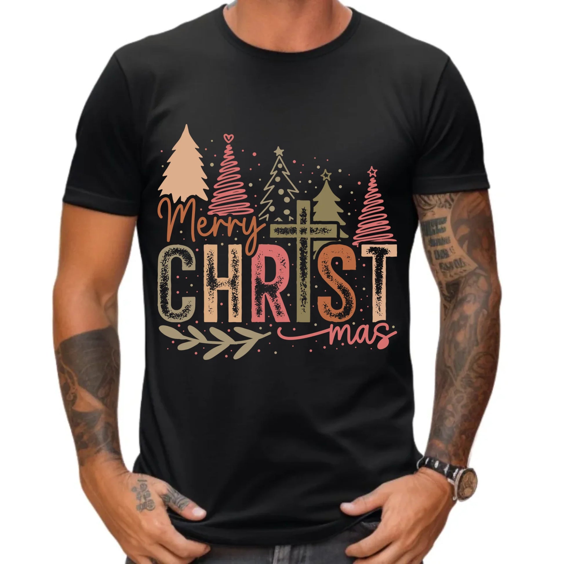 Koszulka męska świąteczna - Merry Christmas BN01 - StoryCups.pl