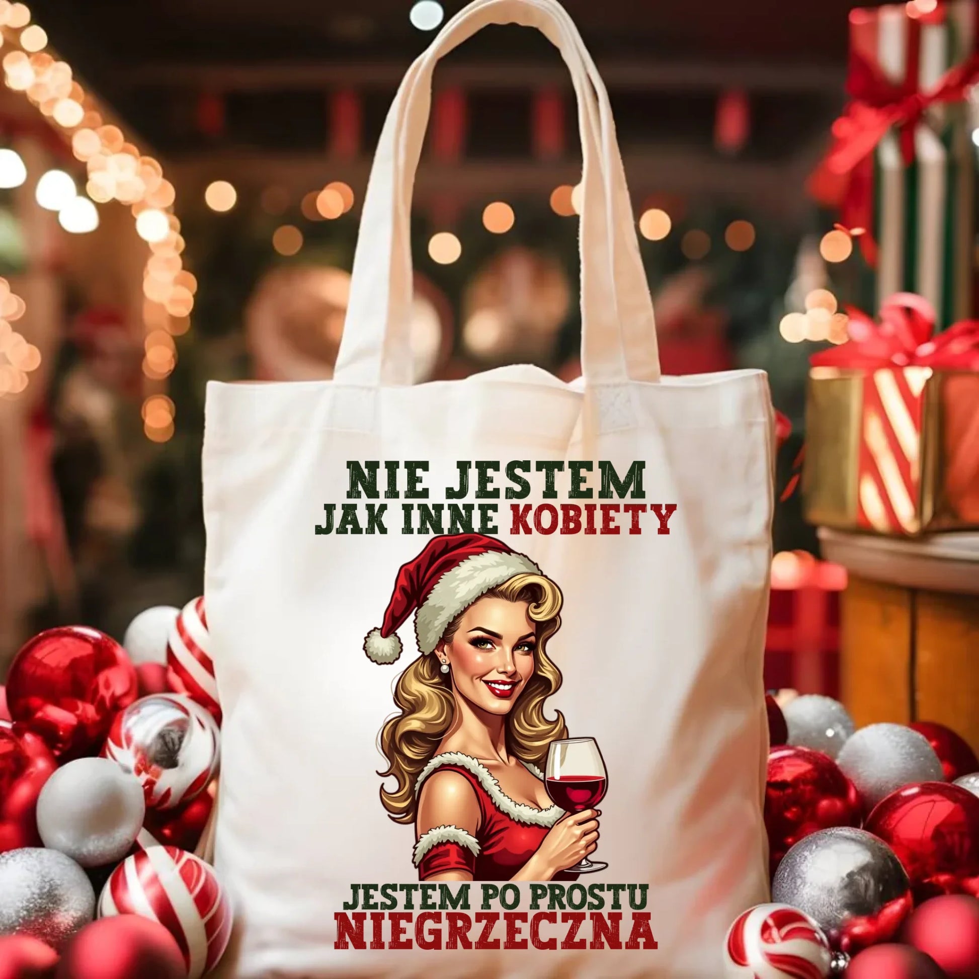 Torba świąteczna - prezent dla niej - Nie jestem jak inne kobiety BN03 - StoryCups.pl