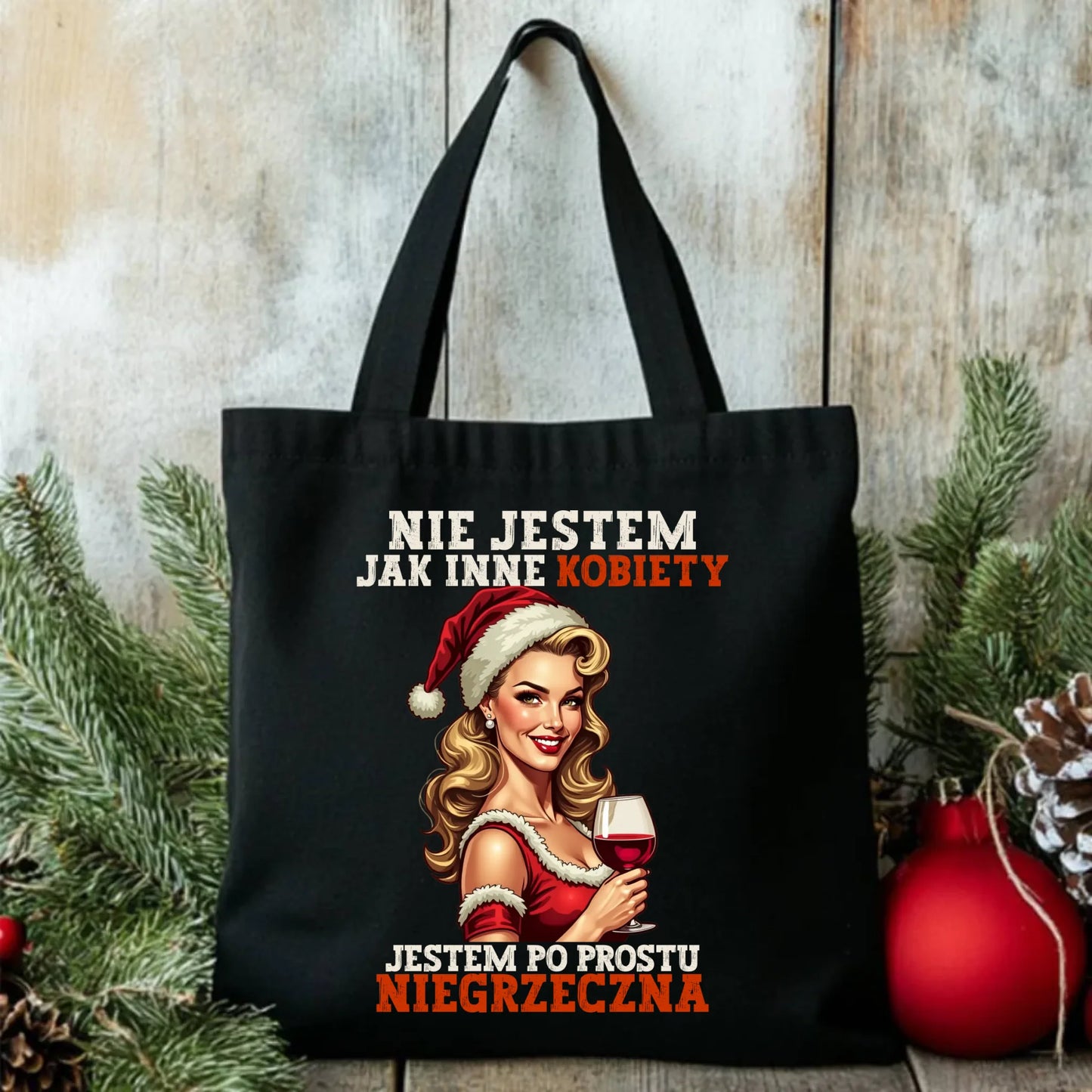 Torba świąteczna - prezent dla niej - Nie jestem jak inne kobiety BN03 - StoryCups.pl