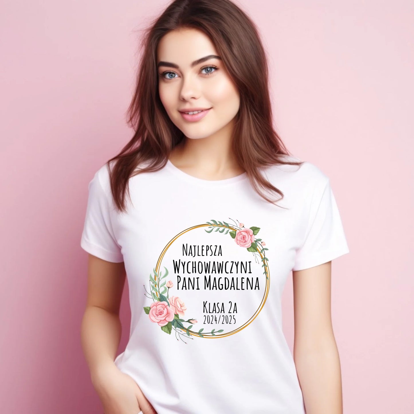 Koszulka damska - Najlepsza Wychowawczyni - personalizowana N02 - StoryCups.pl