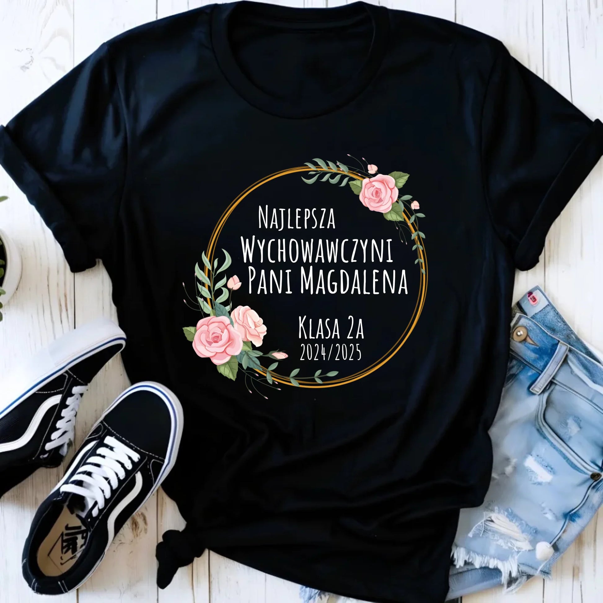 Koszulka damska - Najlepsza Wychowawczyni - personalizowana N02 - StoryCups.pl