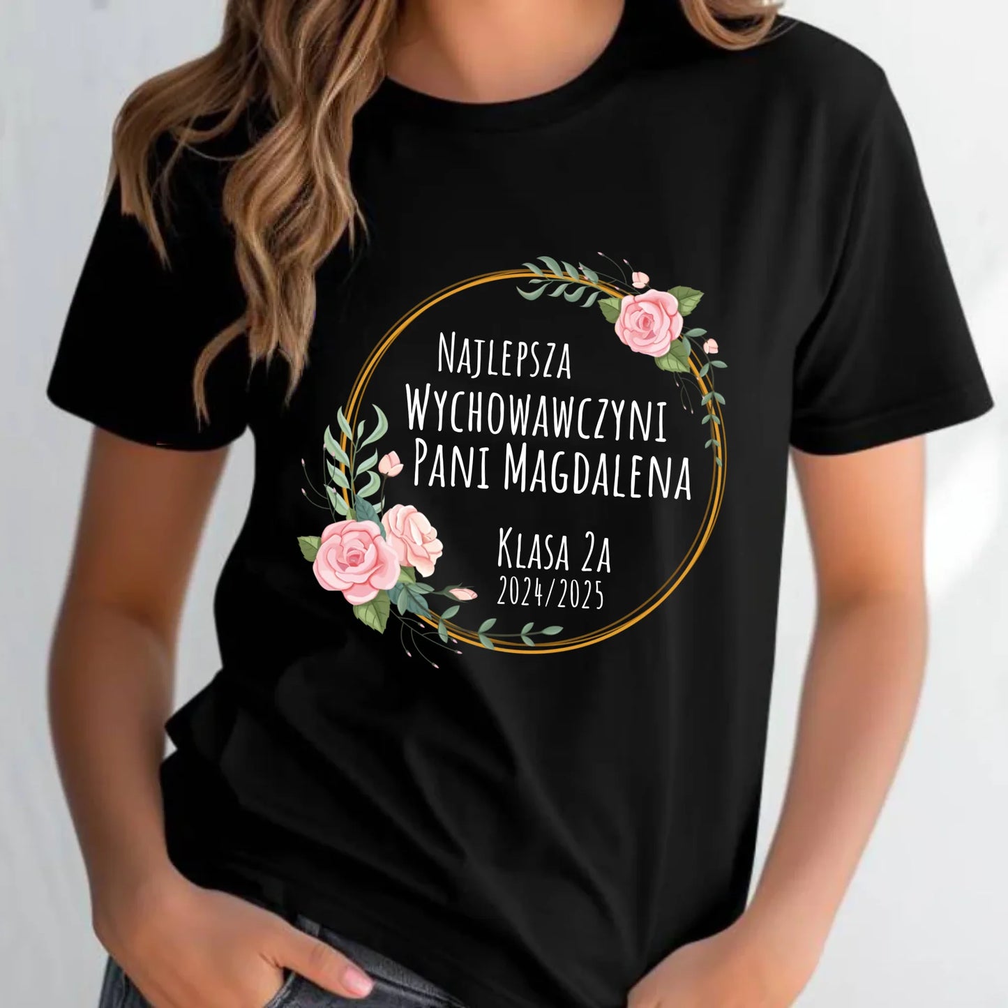 Koszulka damska - Najlepsza Wychowawczyni - personalizowana N02 - StoryCups.pl