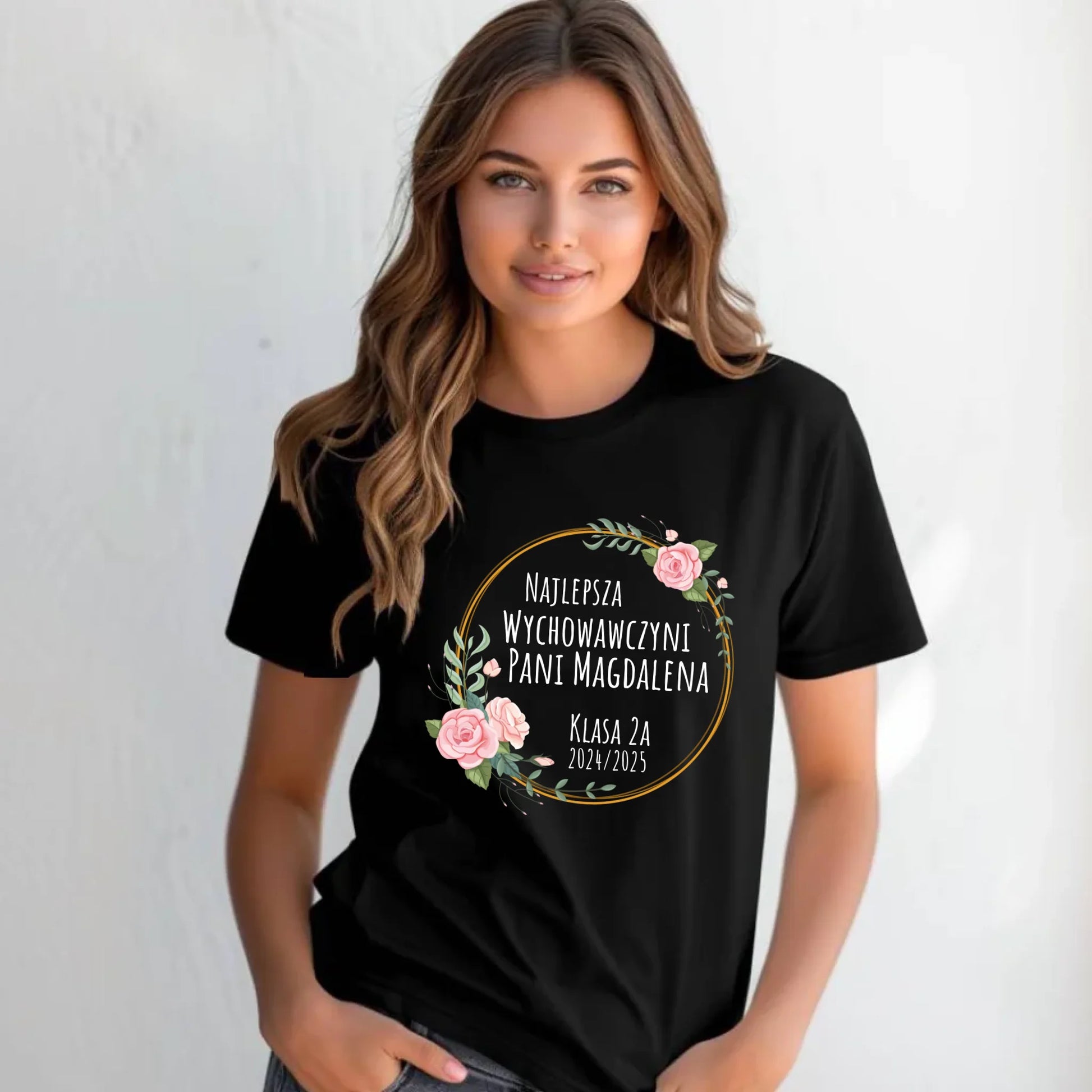 Koszulka damska - Najlepsza Wychowawczyni - personalizowana N02 - StoryCups.pl