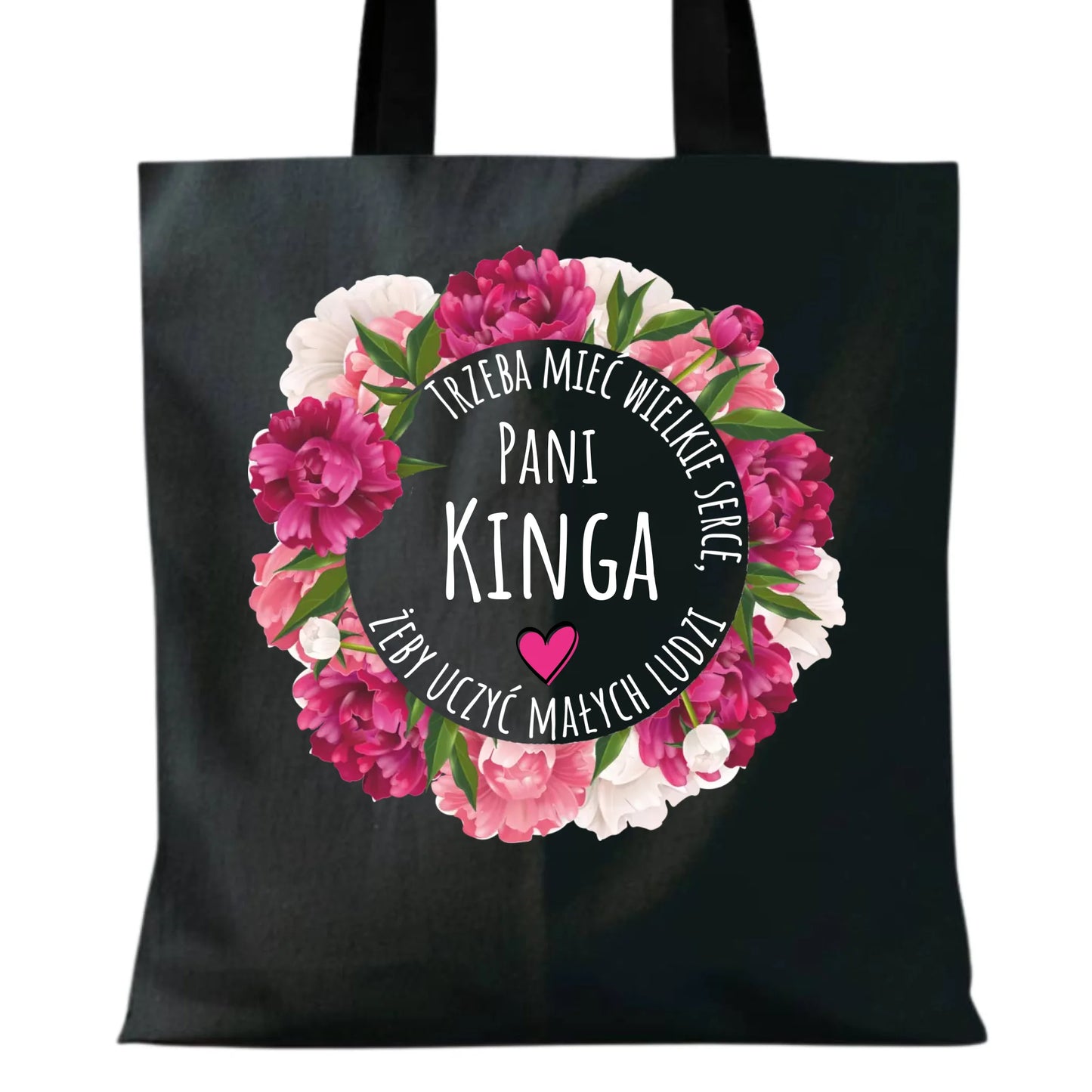 Torba dla nauczycielki - Trzeba mieć wielkie serce - personalizowana N18 - StoryCups.pl