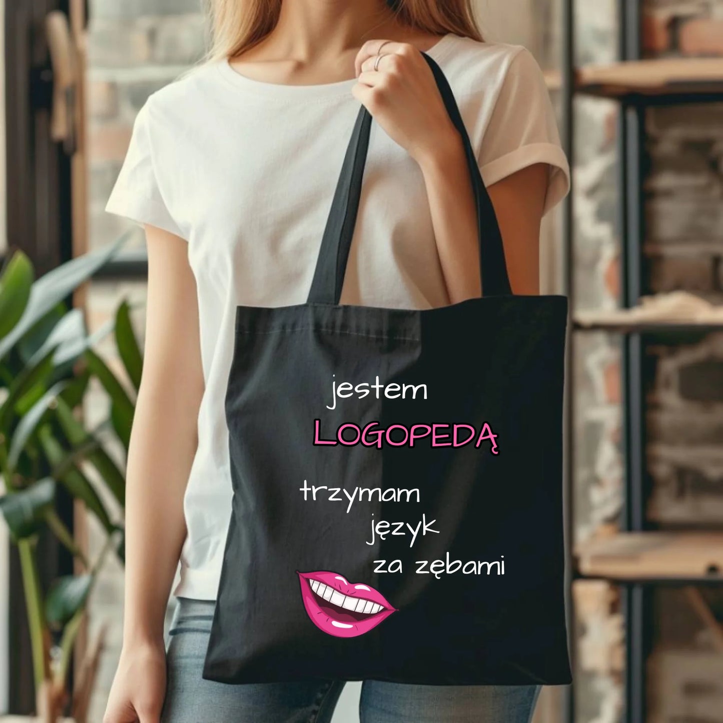 Torba dla logopedy - Trzymam język za zębami N24 - StoryCups.pl