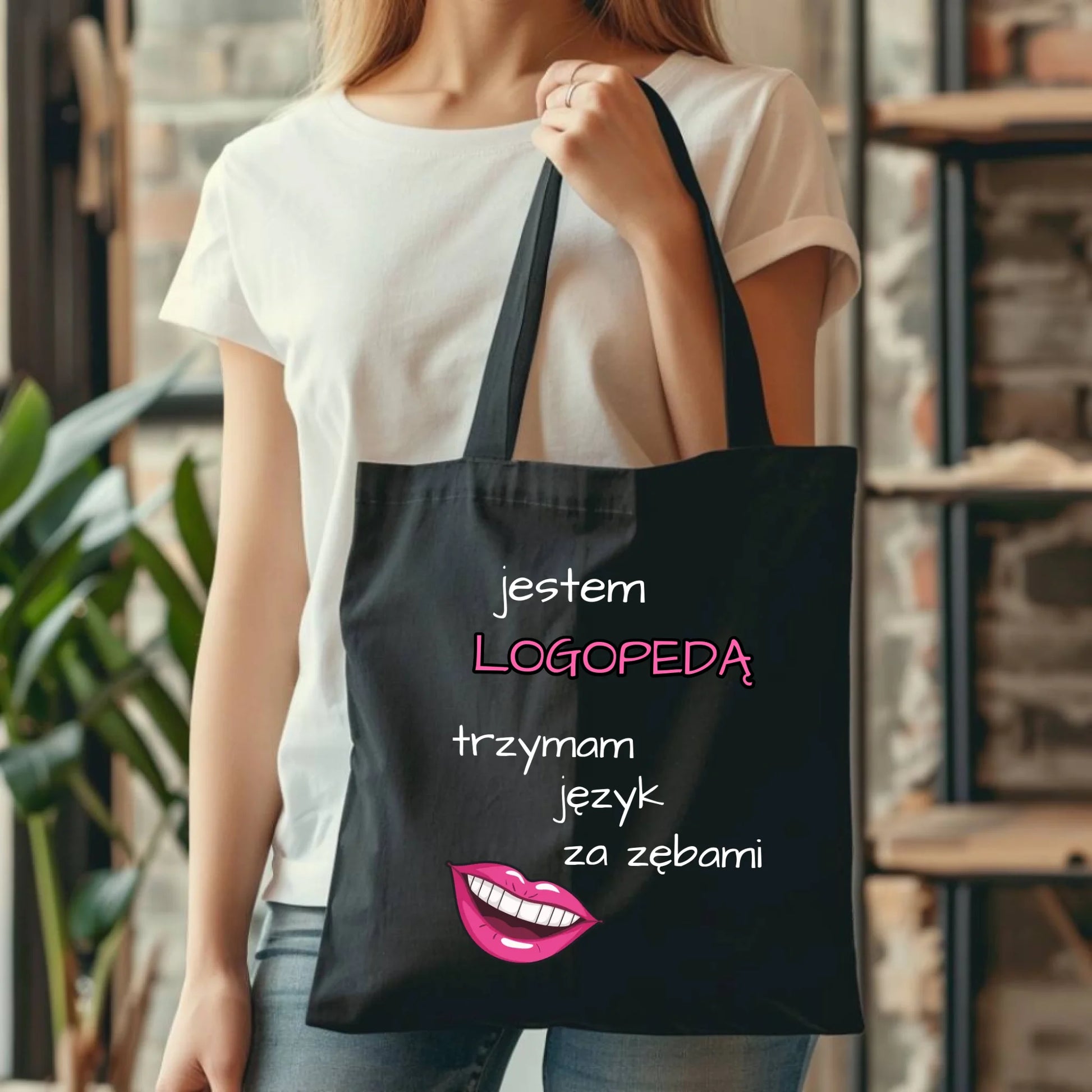 Torba dla logopedy - Trzymam język za zębami N24 - StoryCups.pl