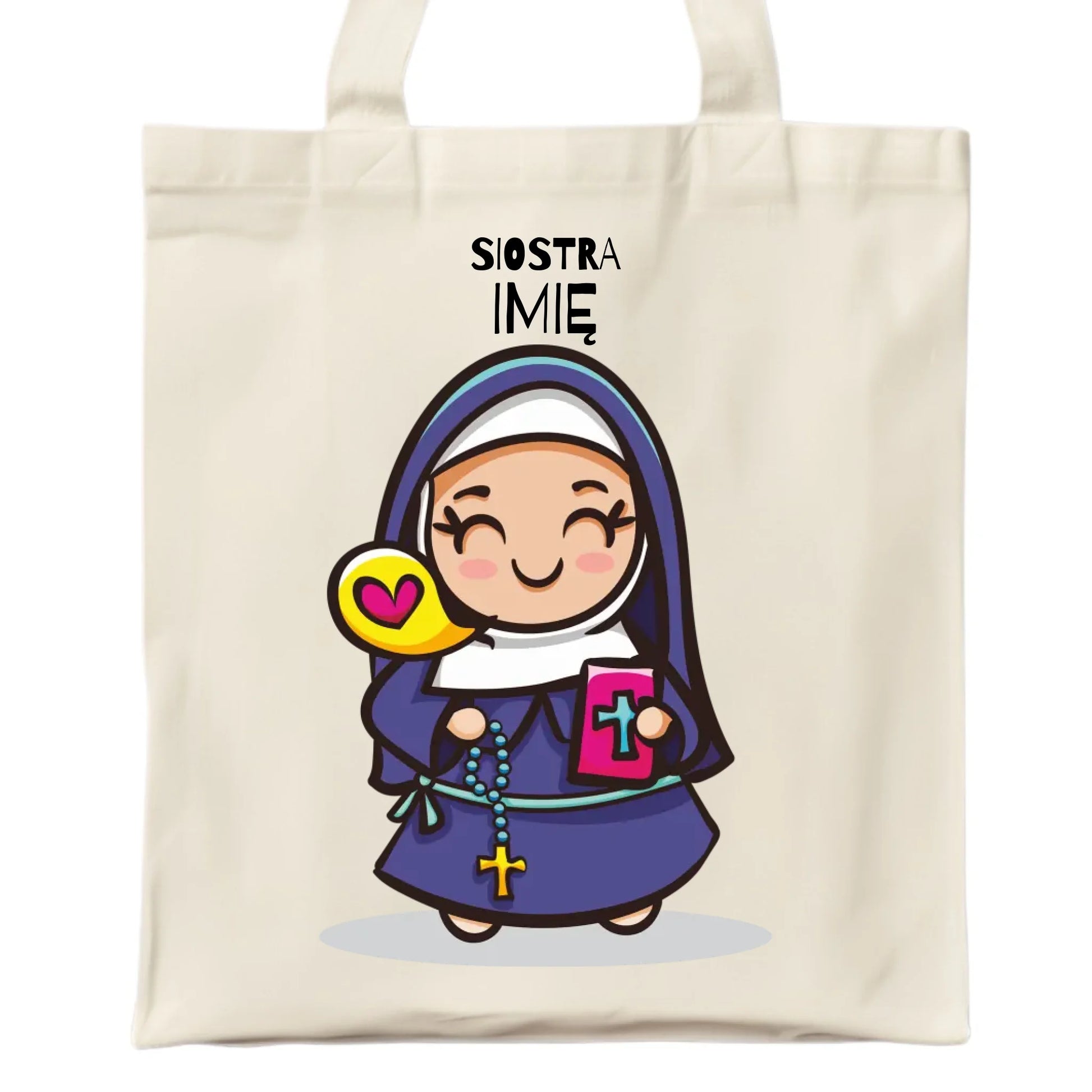 Torba dla siostry zakonnej - personalizowana N30 - StoryCups.pl